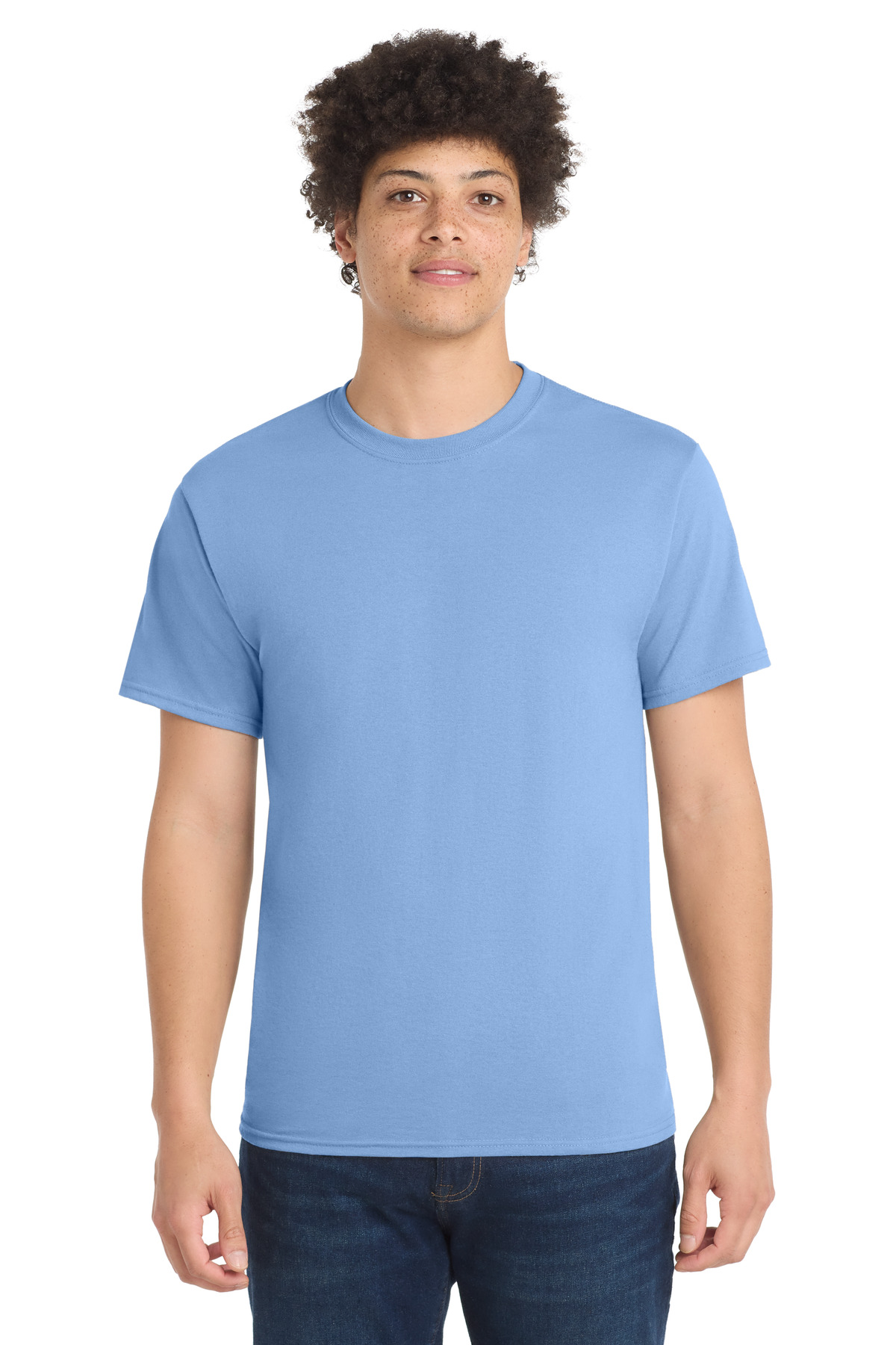 Port & Co PC55 — Light Blue front