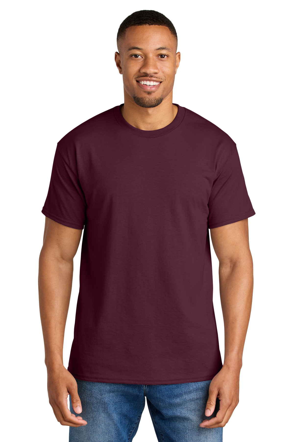 Gildan 8000 — Maroon front
