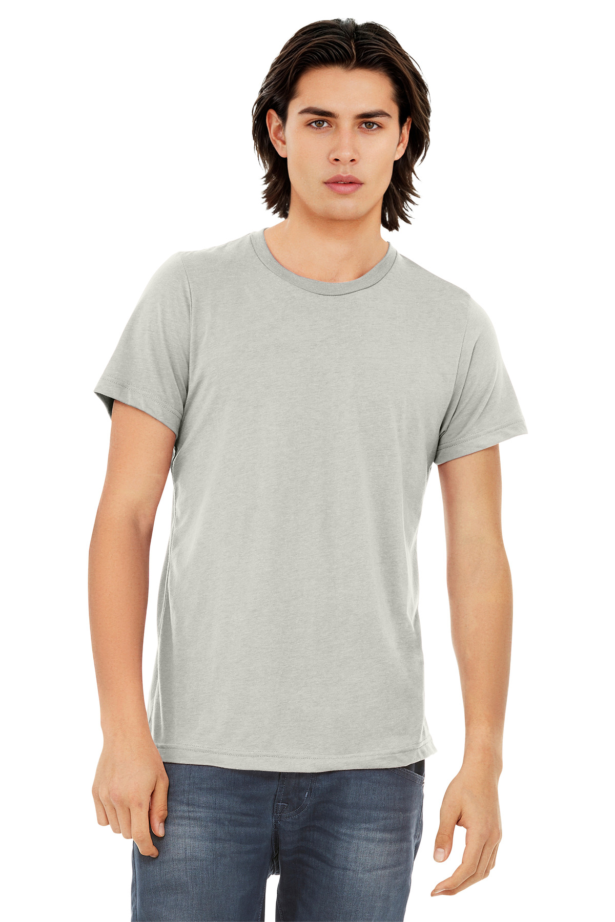 Bella + Canvas 3413 — Cement Triblend front
