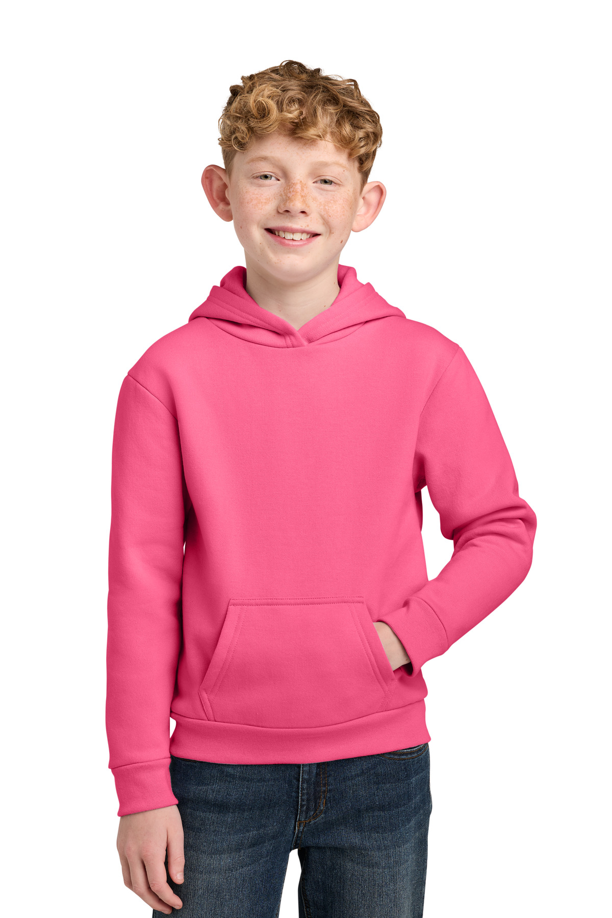 Port & Co PC68YH — Neon Pink front