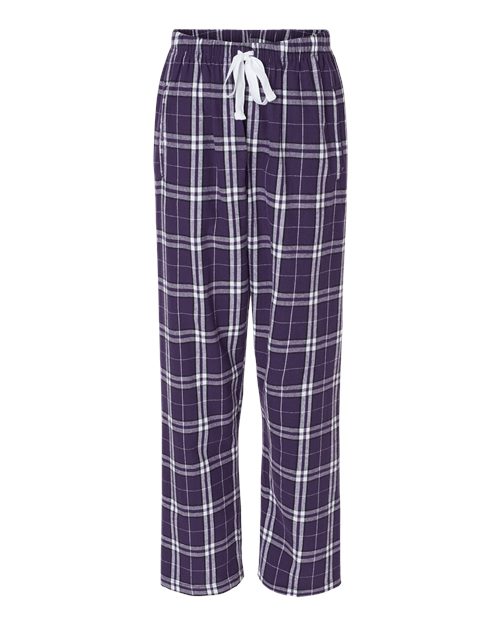 Boxercraft BW6620 — Purple White Plaid front