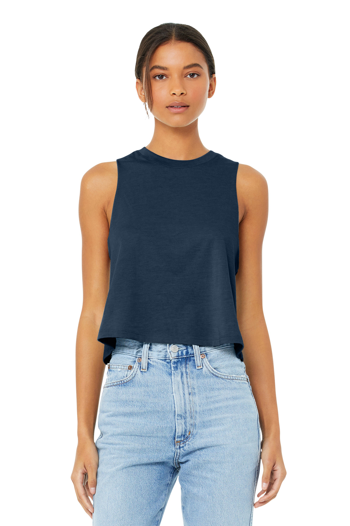 BELLA + CANVAS 6682 — Heather Navy