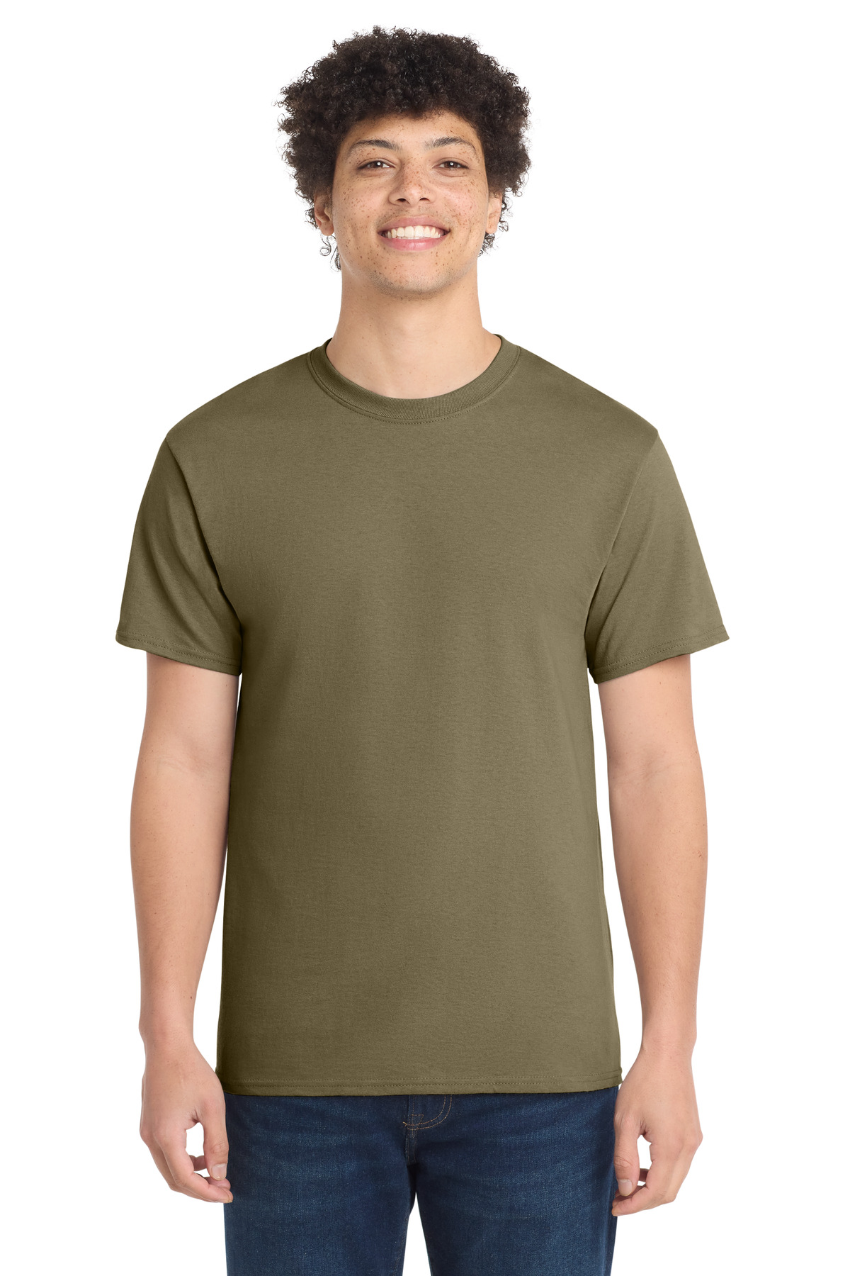 Port & Co PC54 — Coyote Brown front