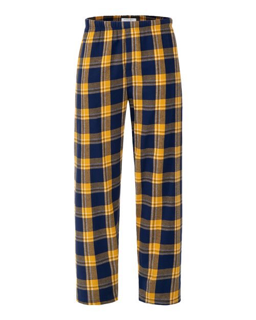 Boxercraft BM6624 — Navy Gold Mcintosh Plaid front
