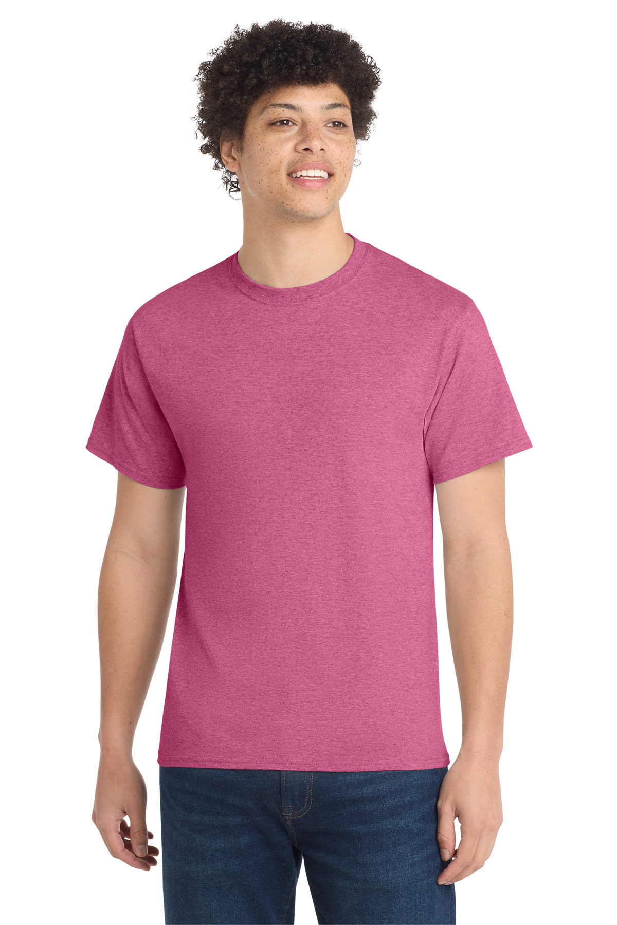 Port & Co PC54 — Heather Sangria front
