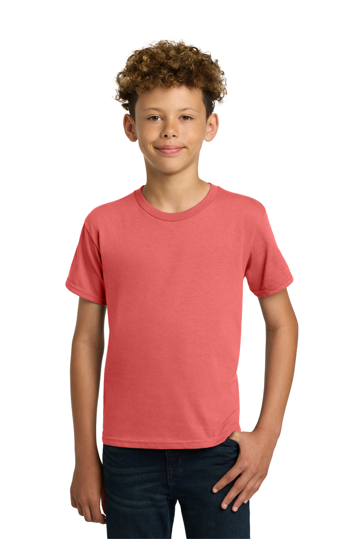 Gildan 5000B — Coral Silk front