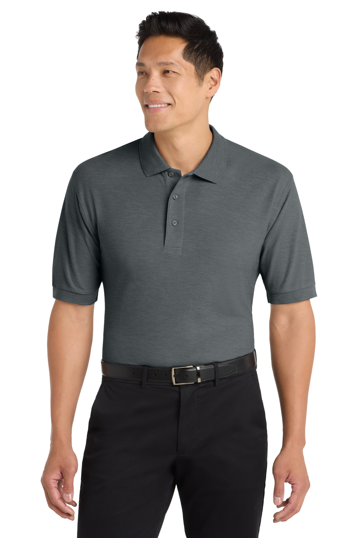 Port Authority K500 — Steel Grey front