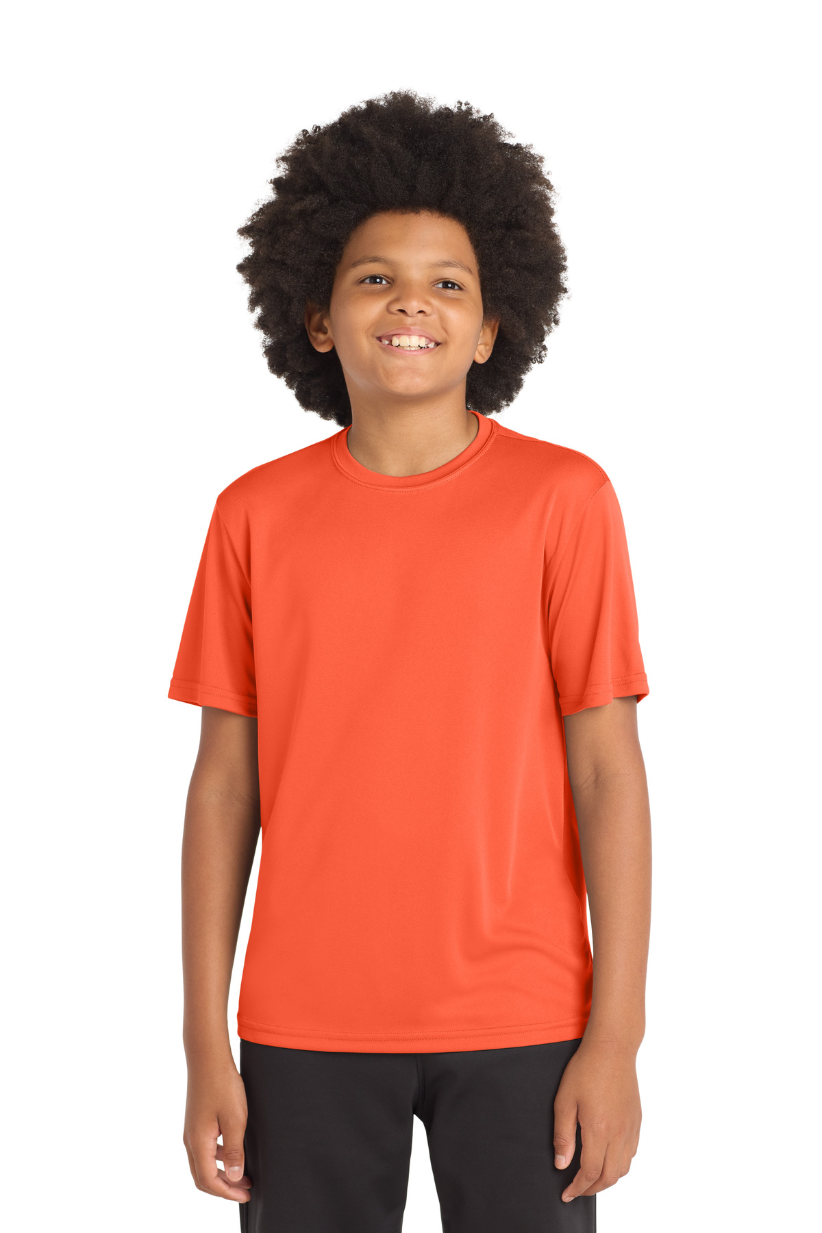 Sport-Tek YST350 — Neon Orange front