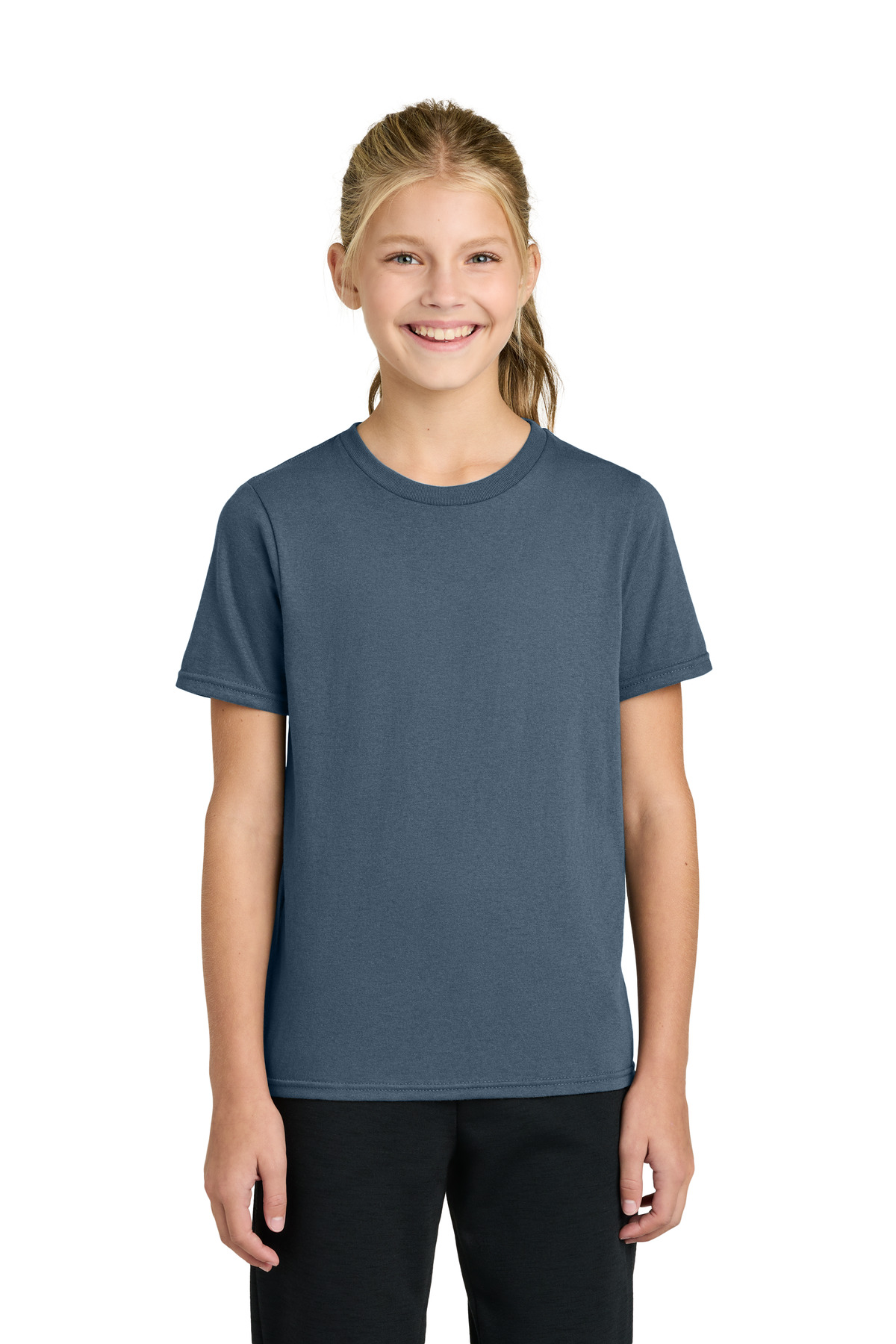 Port & Co PC43Y — Steel Blue front
