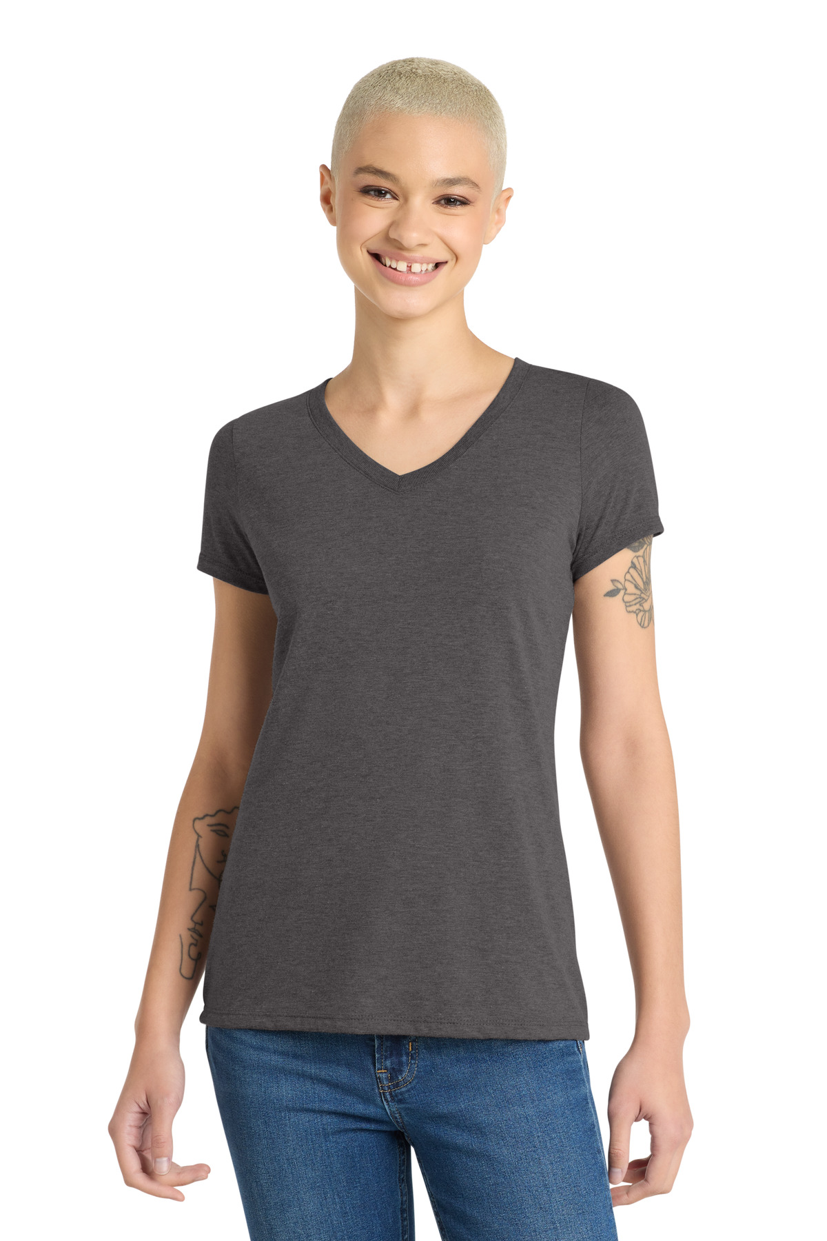 District DM1350L — Heathered Charcoal front