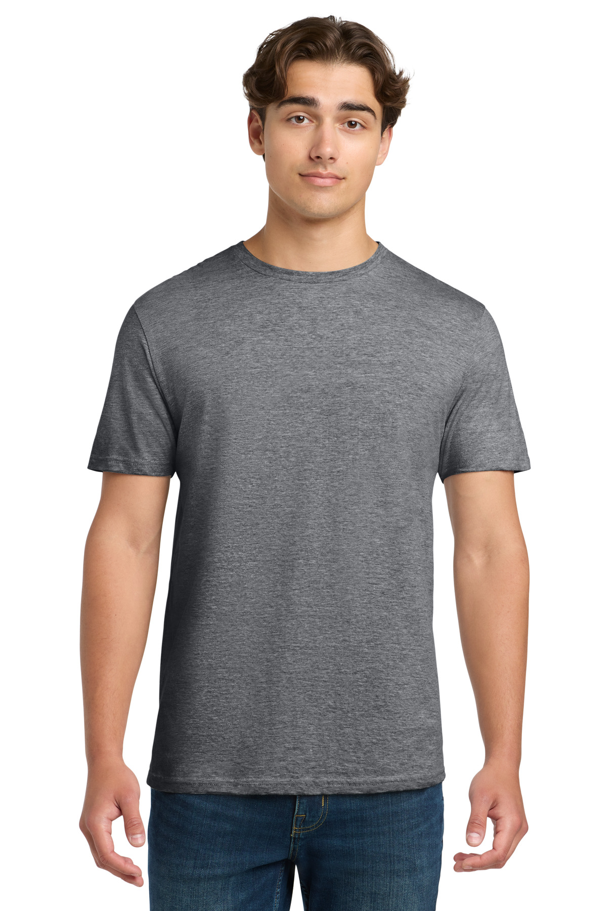 Gildan 64000 — Graphite Heather front