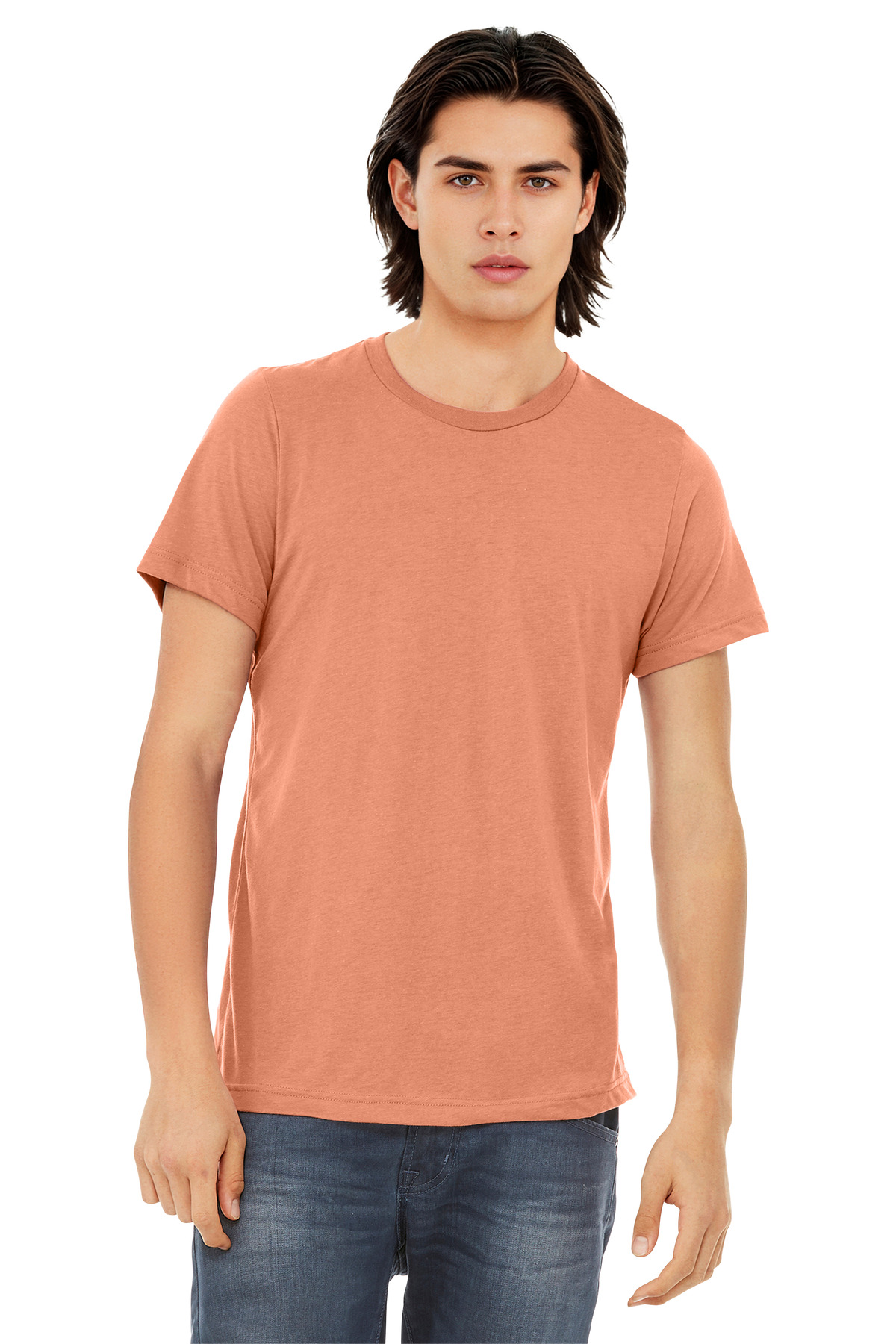 Bella + Canvas 3413 — Sunset Triblend front