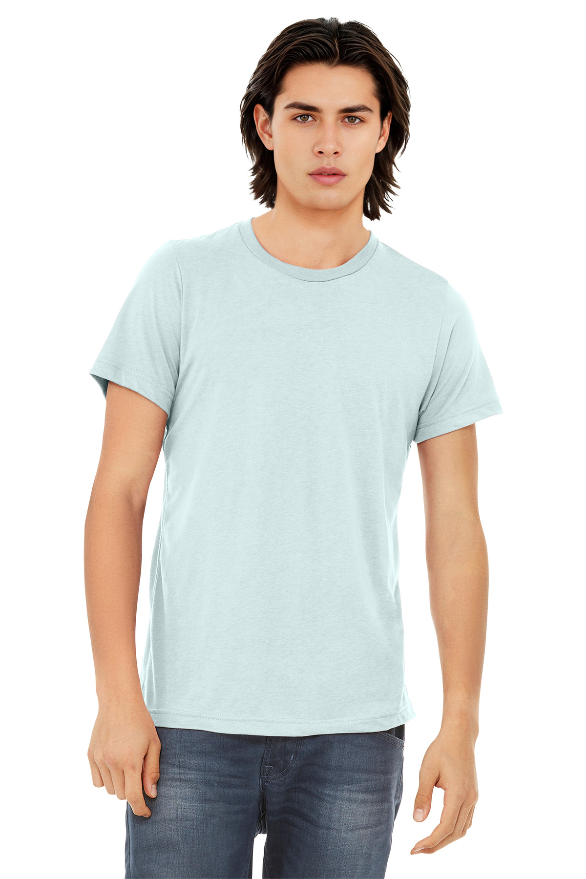Bella + Canvas 3413 — Ice Blue Triblend front