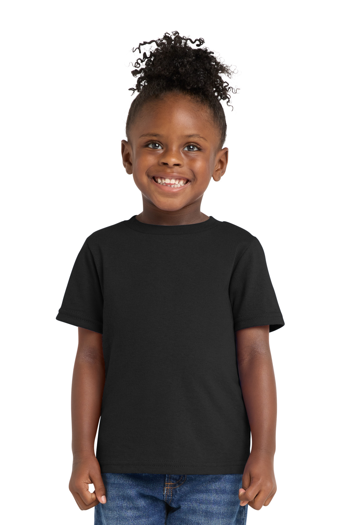 Port & Co CAR54T — Jet Black front