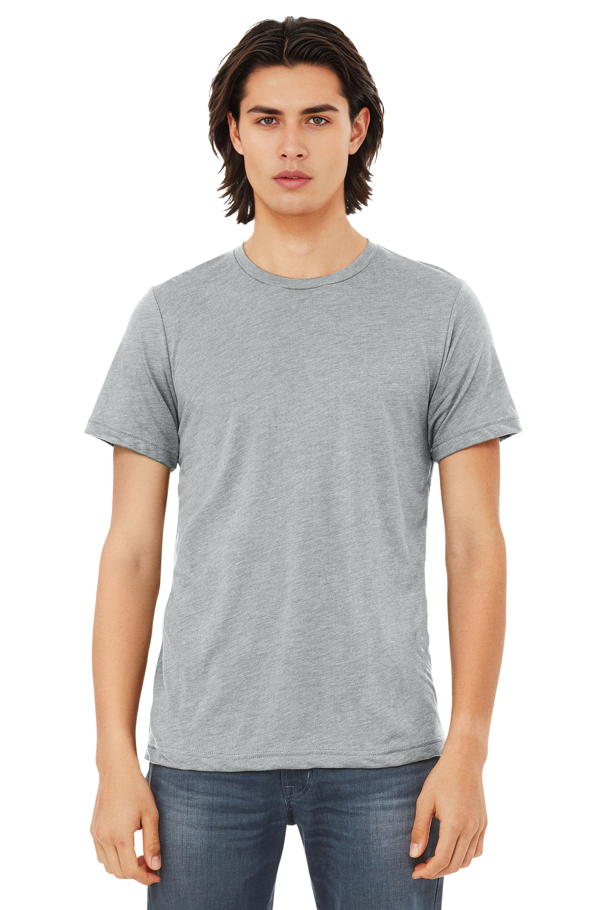 BELLA + CANVAS 3413 — Athletic Grey Triblend