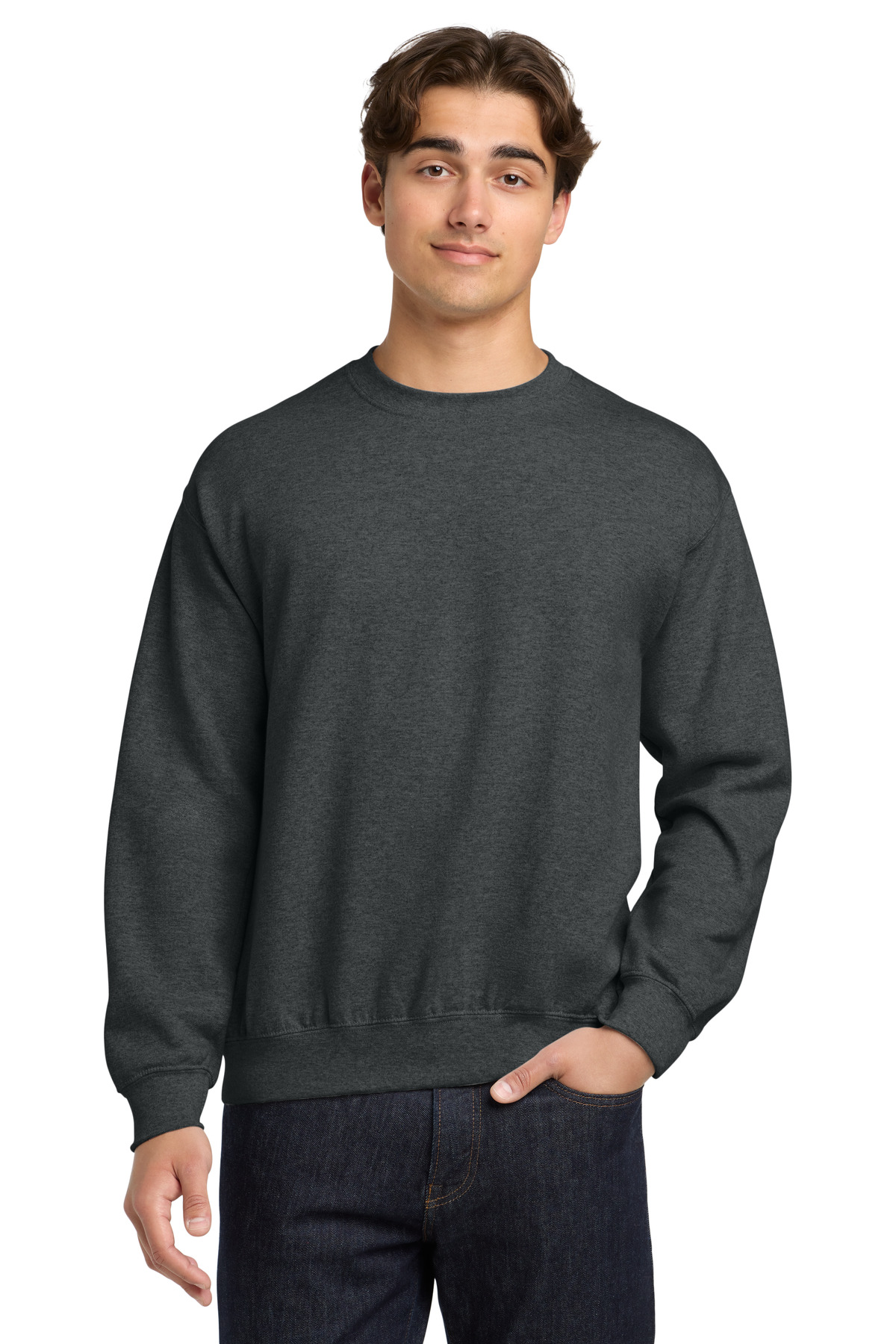 Gildan 18000 — Fan Charcoal Heather front
