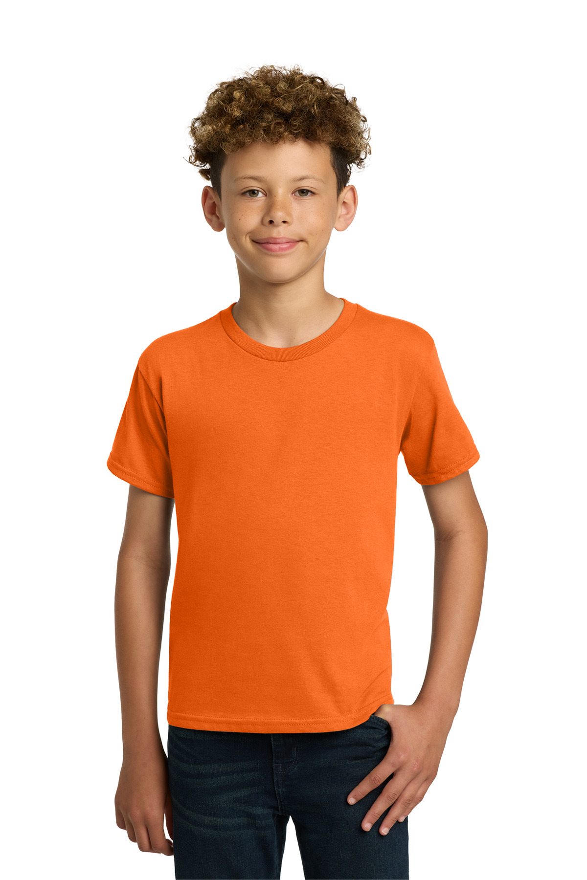 Gildan 5000B — S. Orange front