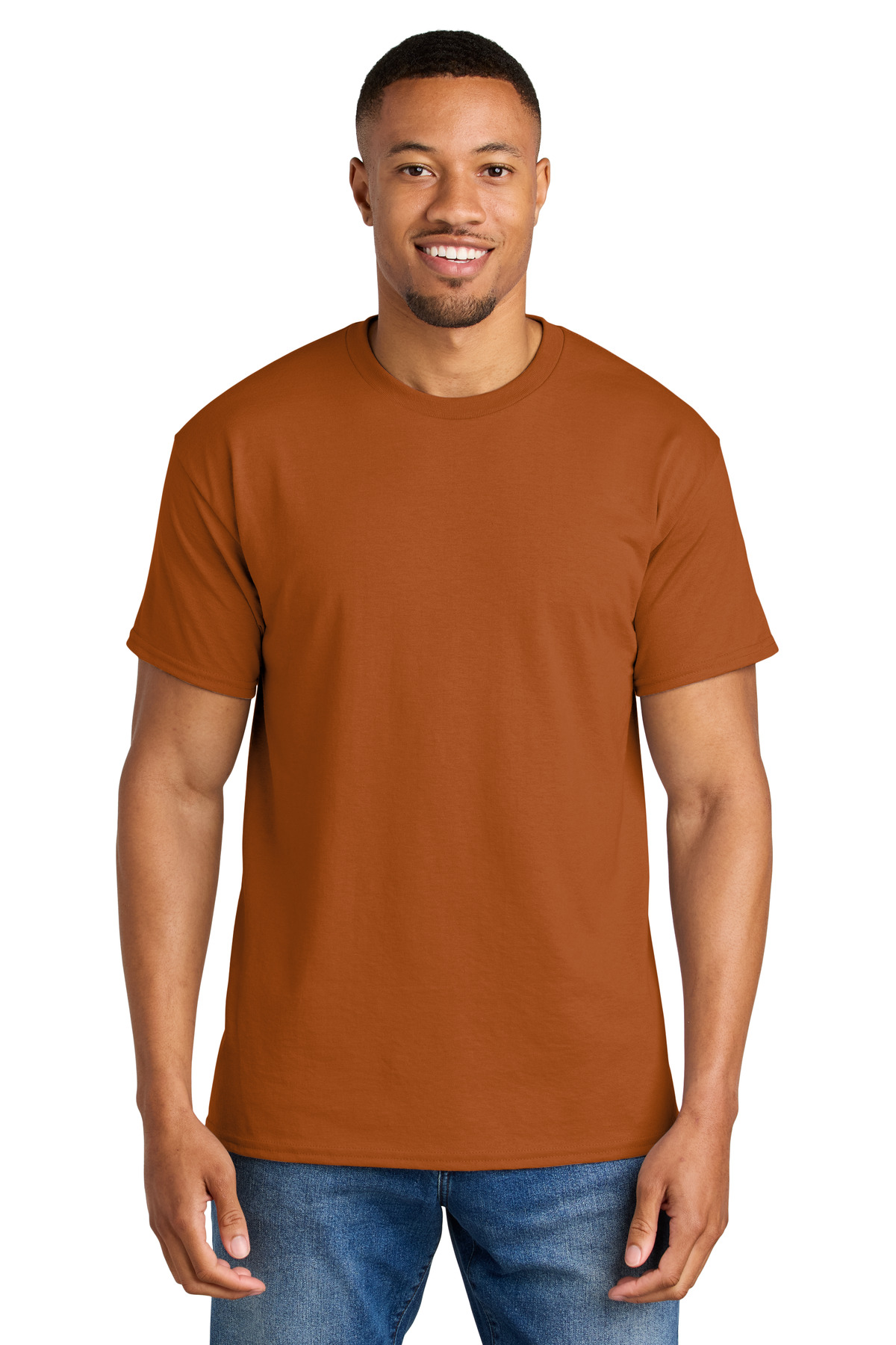 Gildan 8000 — Texas Orange front