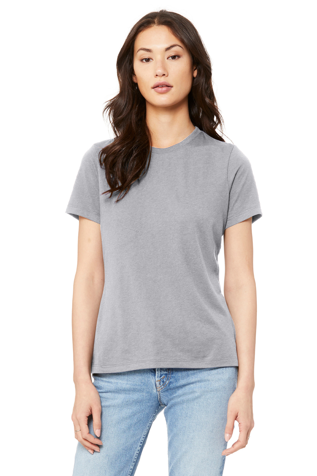 Bella + Canvas 6400 — Solid Athletic Grey front