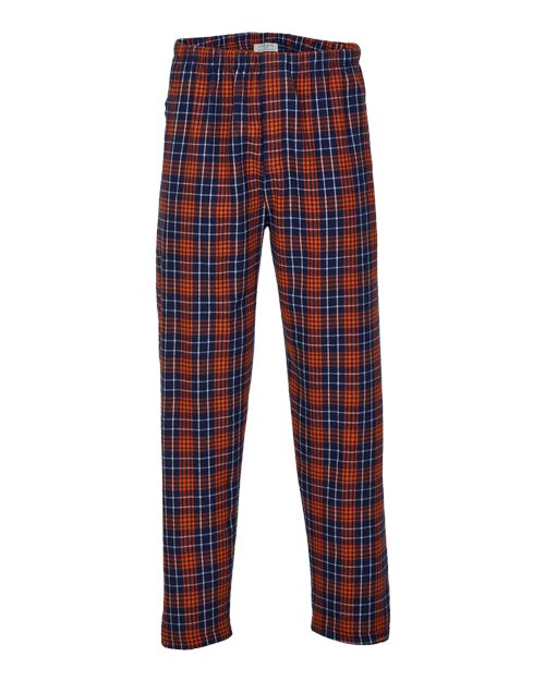 Boxercraft BM6624 — Navy Orange Plaid front