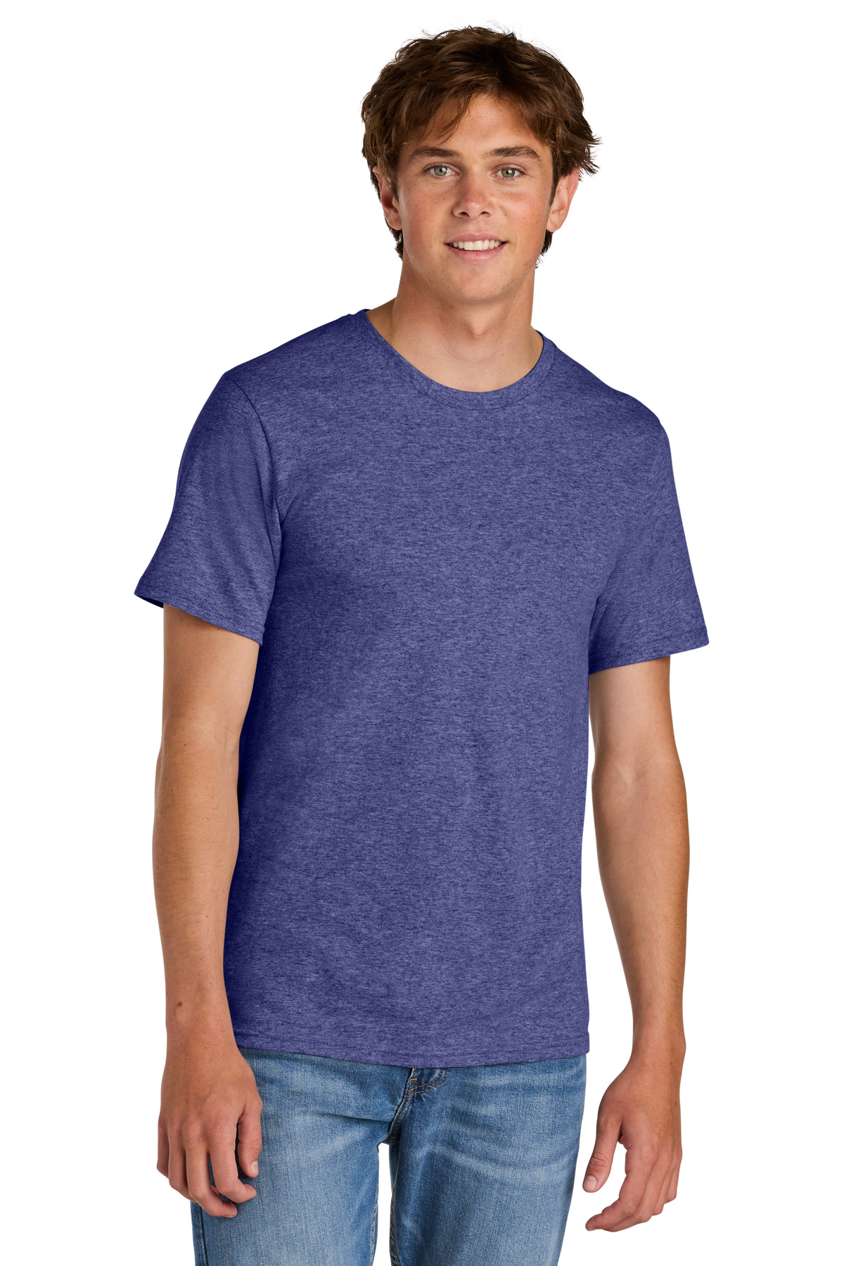 Port & Co PC43 — Heather Purple front