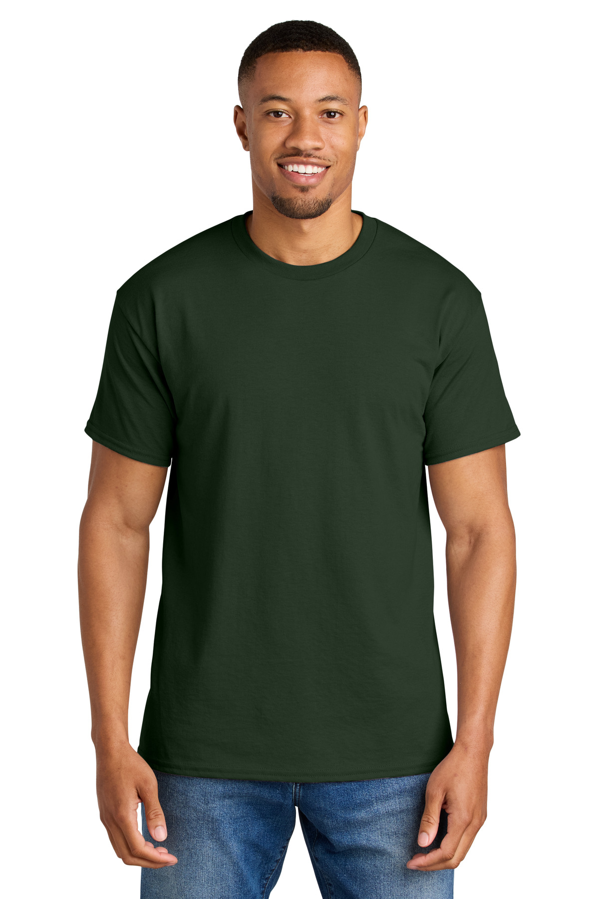 Gildan 8000 — Forest Green front