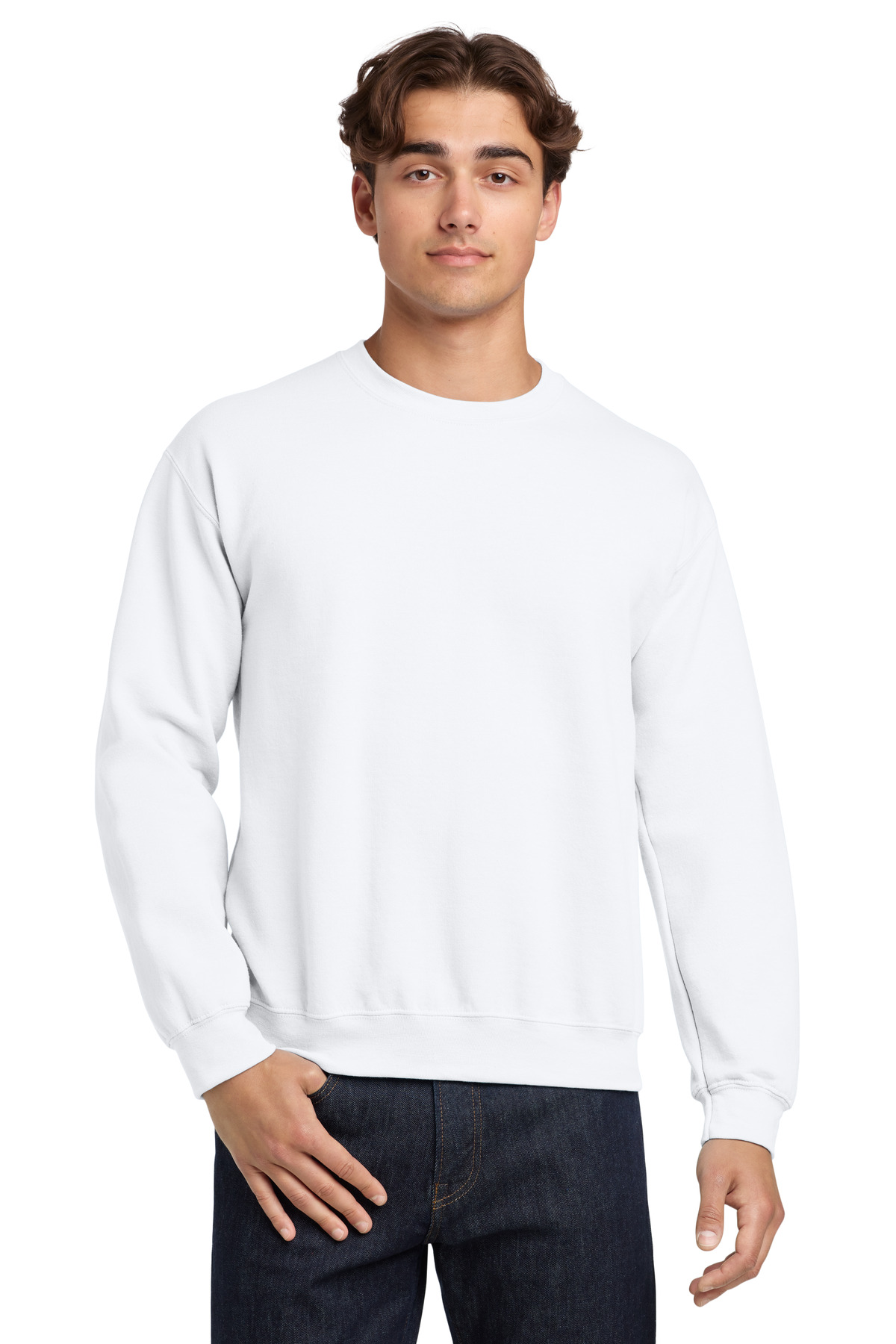 Gildan 18000 — White front