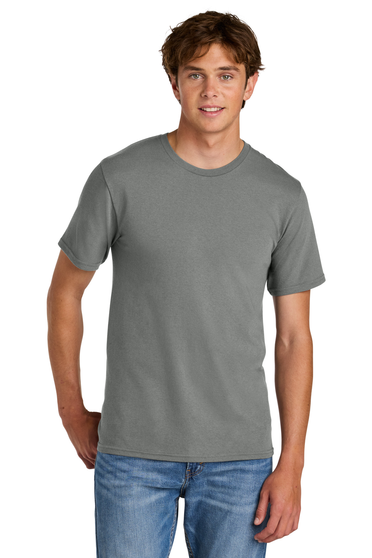 Port & Co PC43 — Medium Grey front