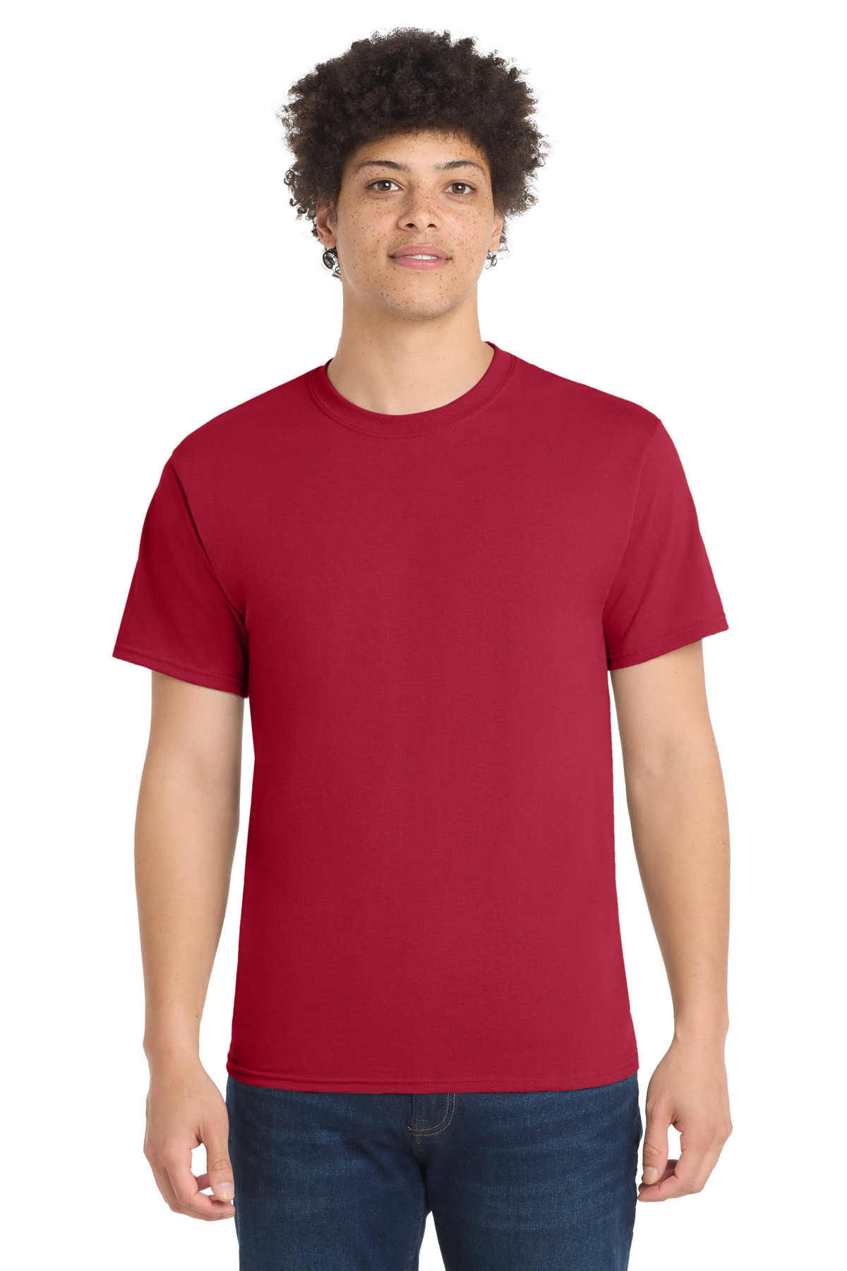 Port & Co PC55 — Red front