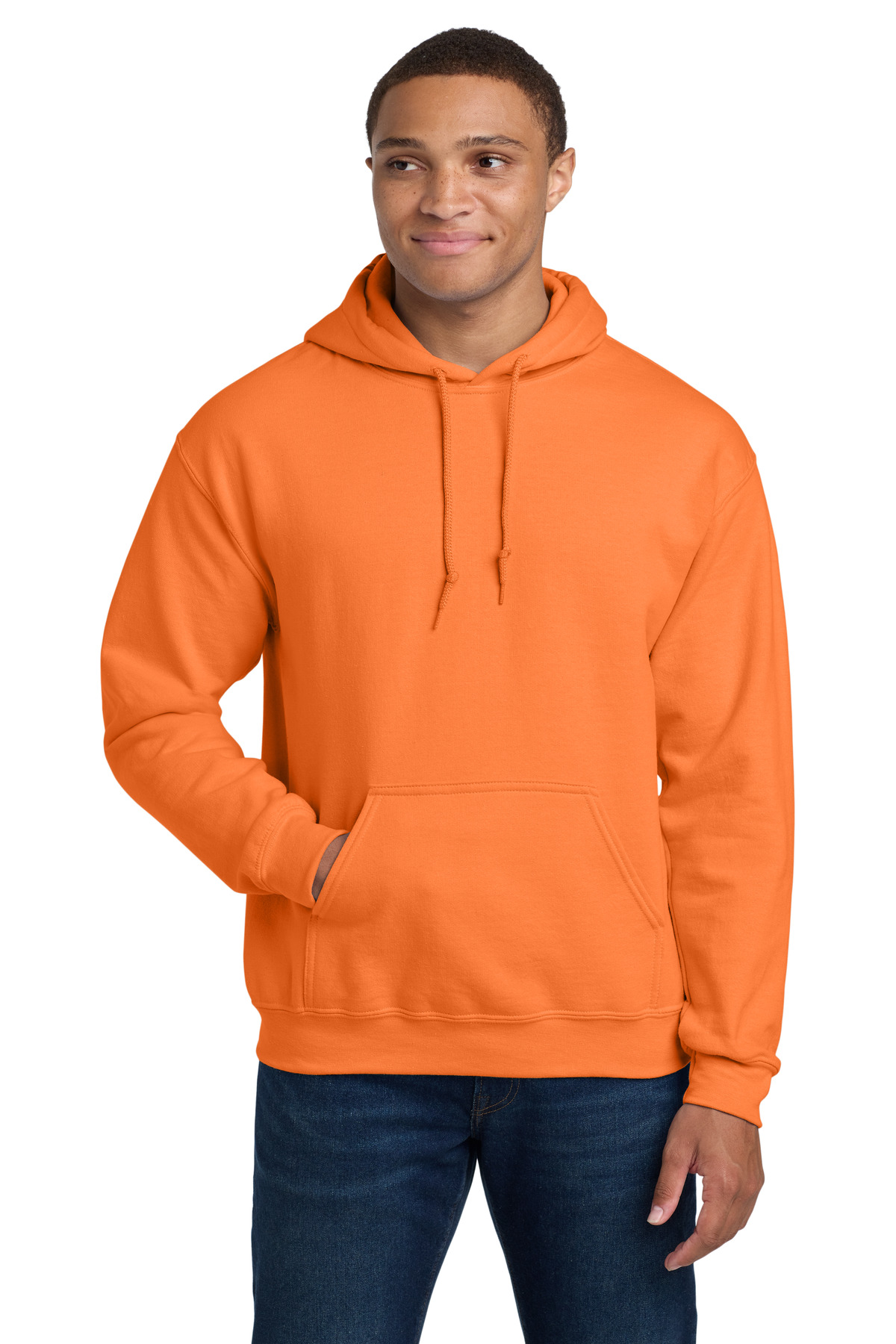 Gildan 18500 — S. Orange front