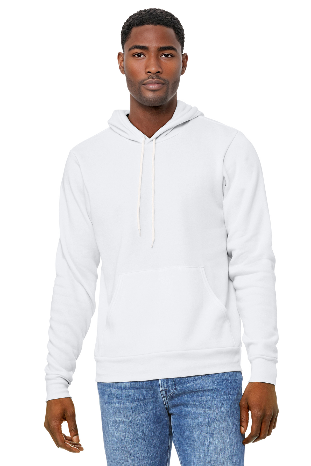 Bella + Canvas 3719 — DTG White front