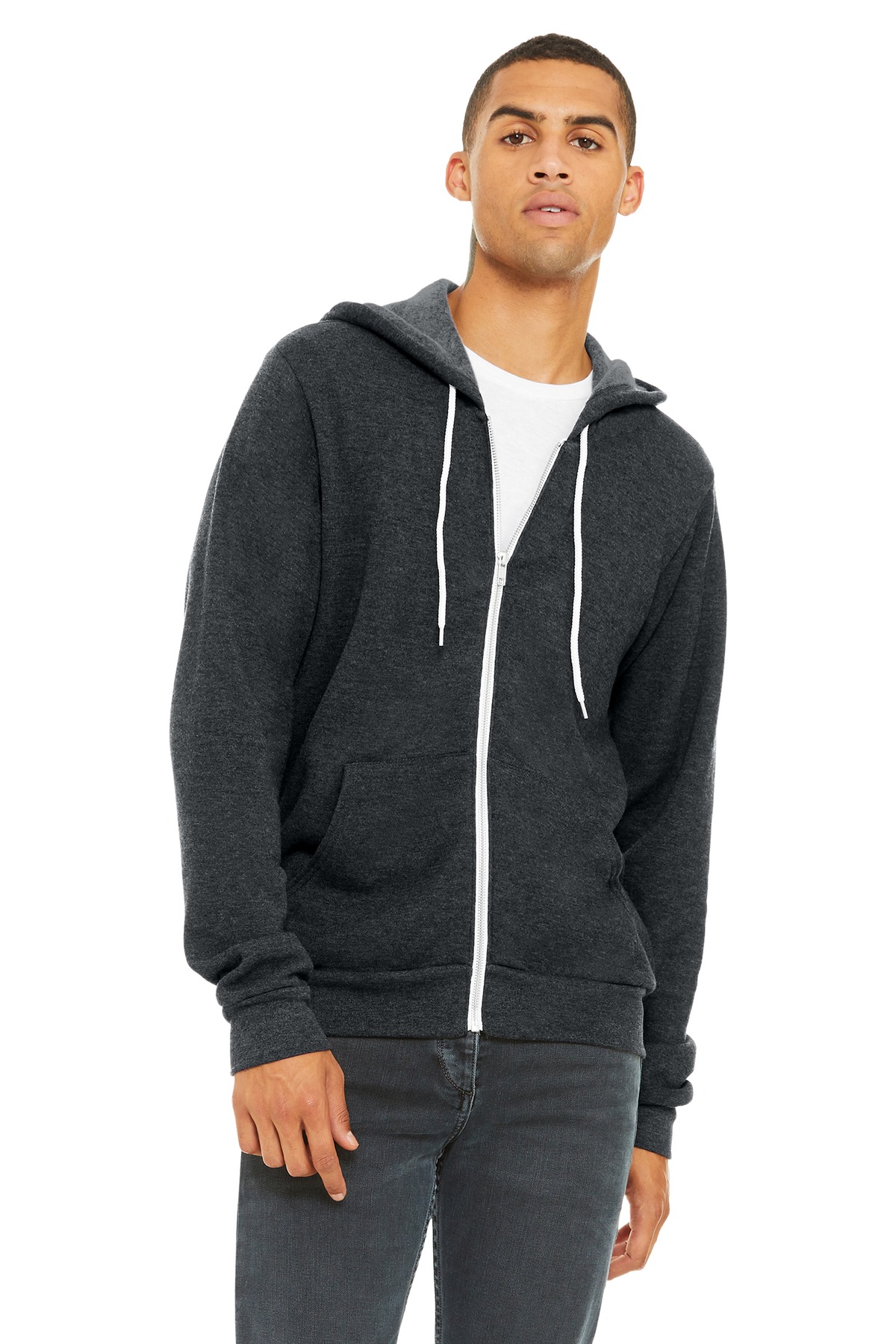 Bella + Canvas 3739 — Dark Heather Grey front