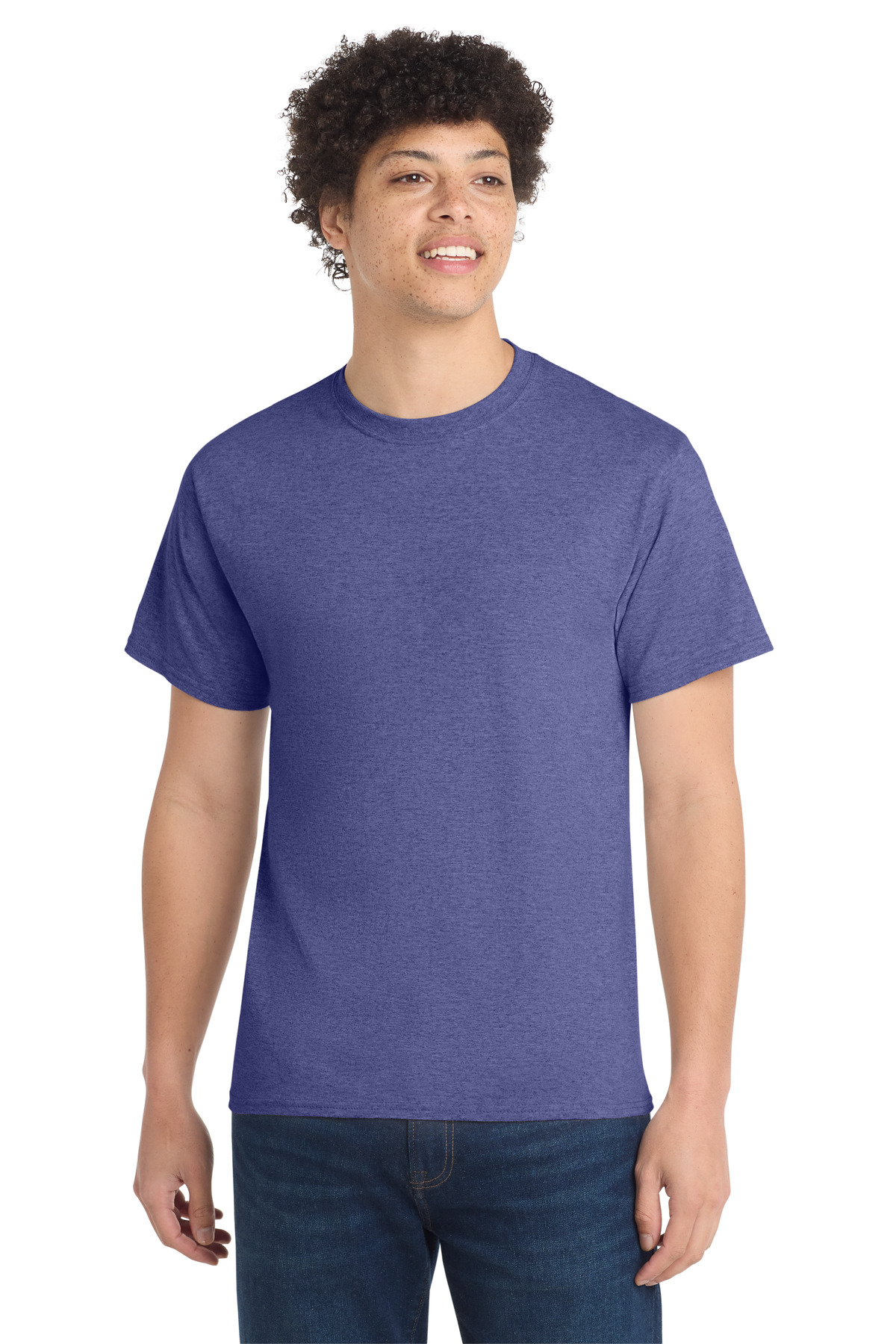 Port & Co PC54 — Heather Purple front
