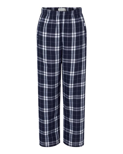 Boxercraft BY6624 — Navy Silver Plaid