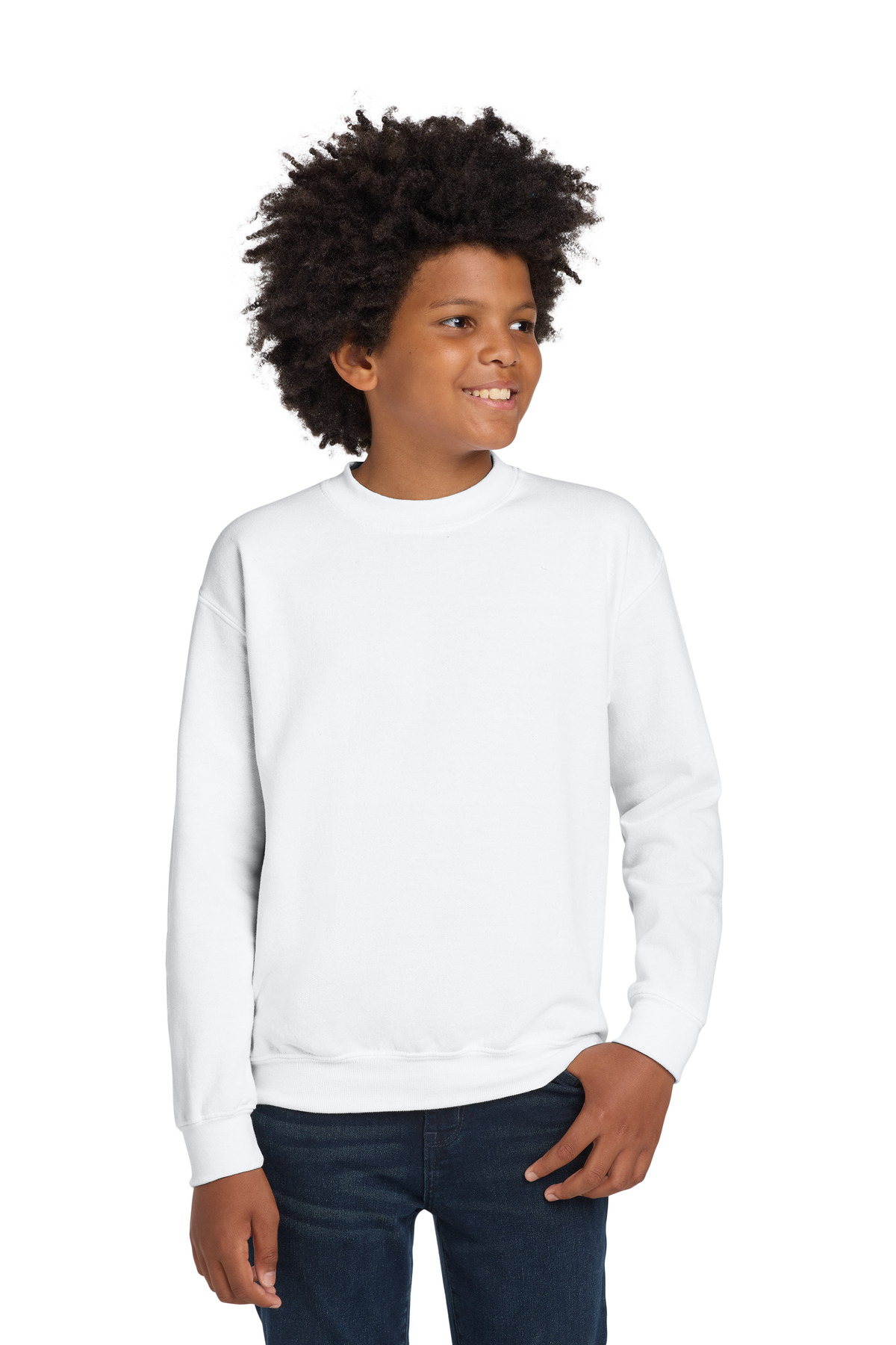 Gildan 18000B — White front
