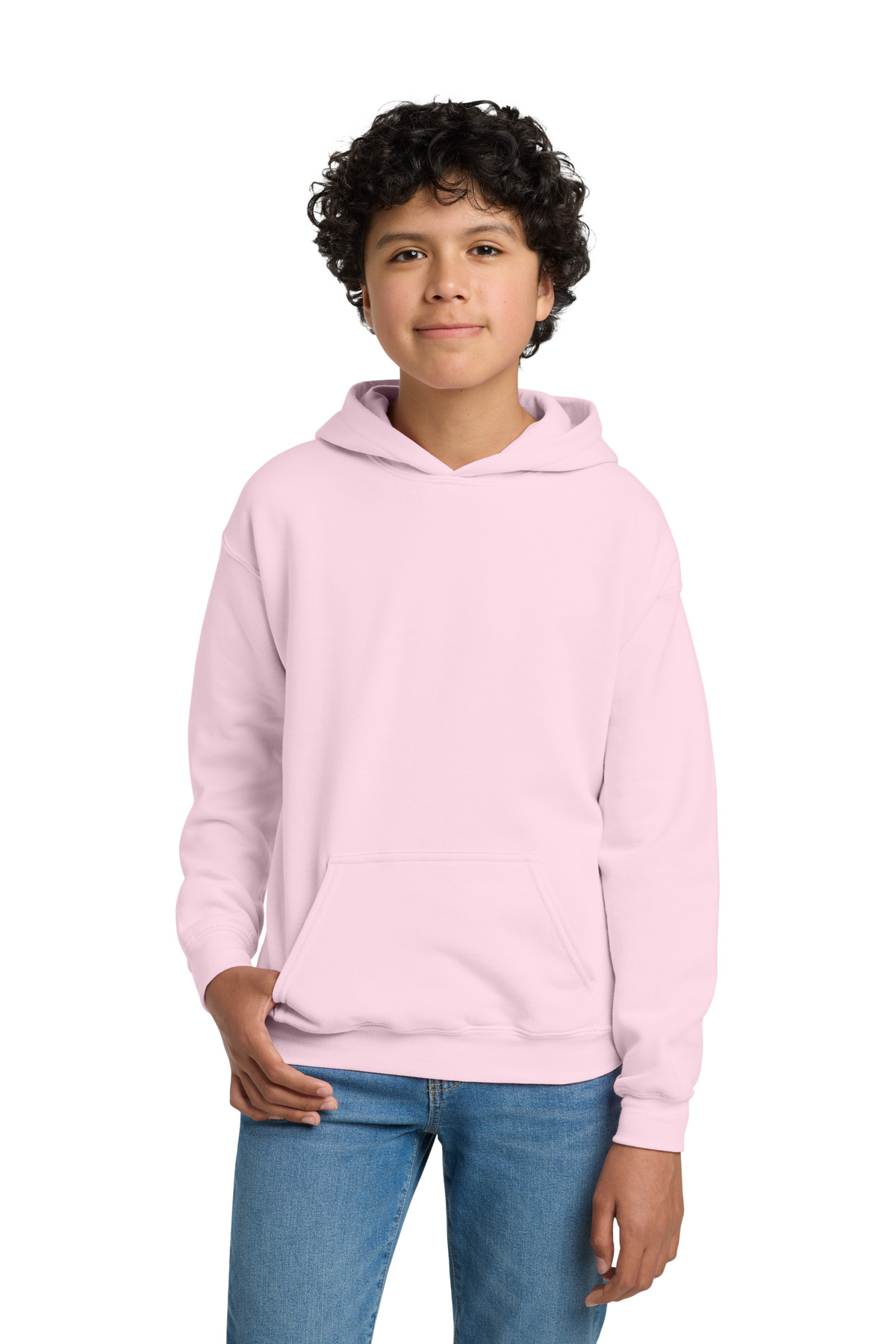 Gildan 18500B — Light Pink front
