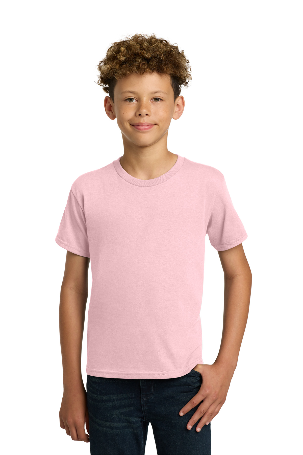 Gildan 5000B — Light Pink front