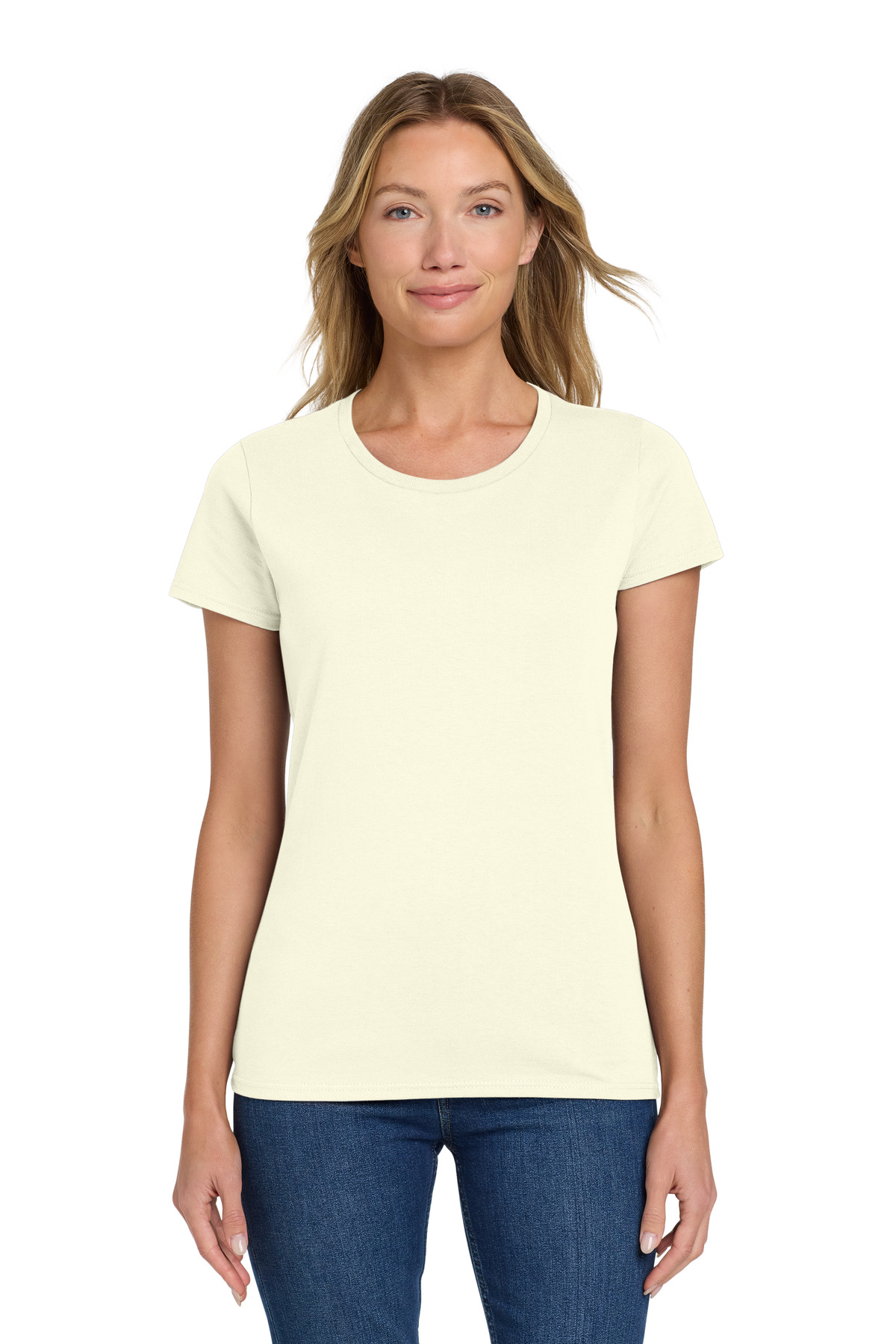 Gildan 5000L — Off White front