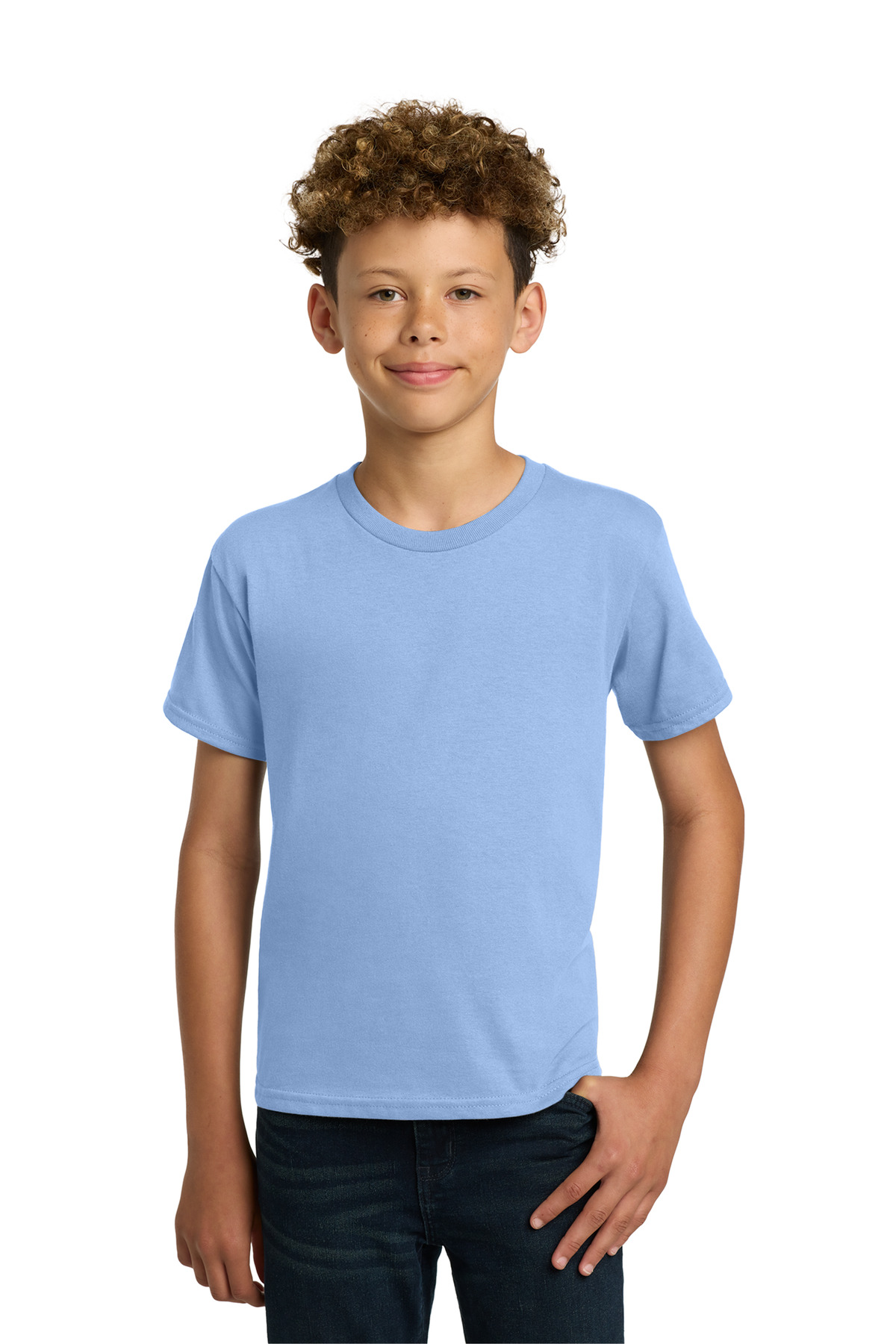 Gildan 5000B — Light Blue front