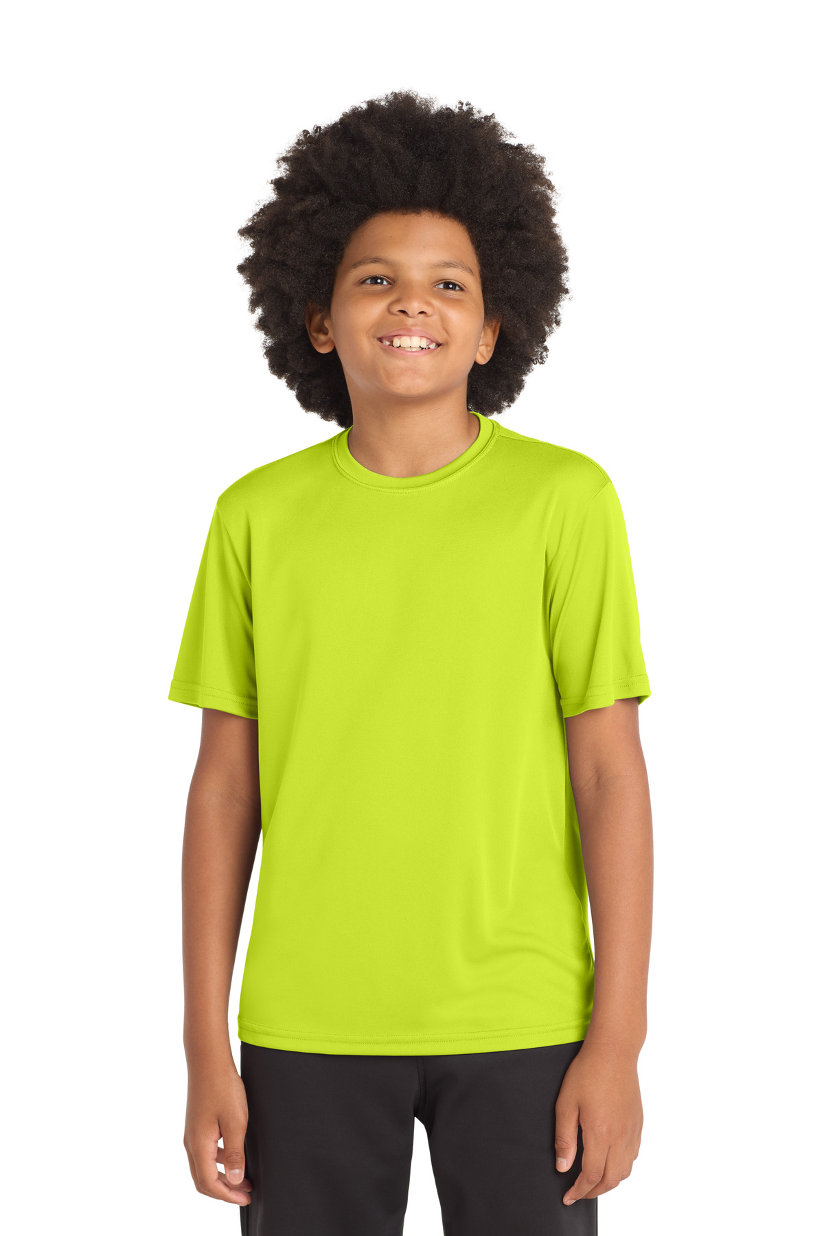 Sport-Tek YST350 — Neon Yellow front