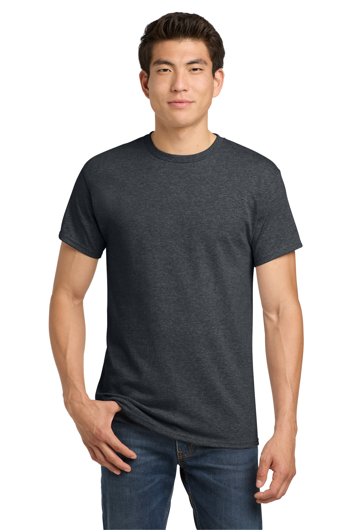 Gildan 5000 — Dark Heather front