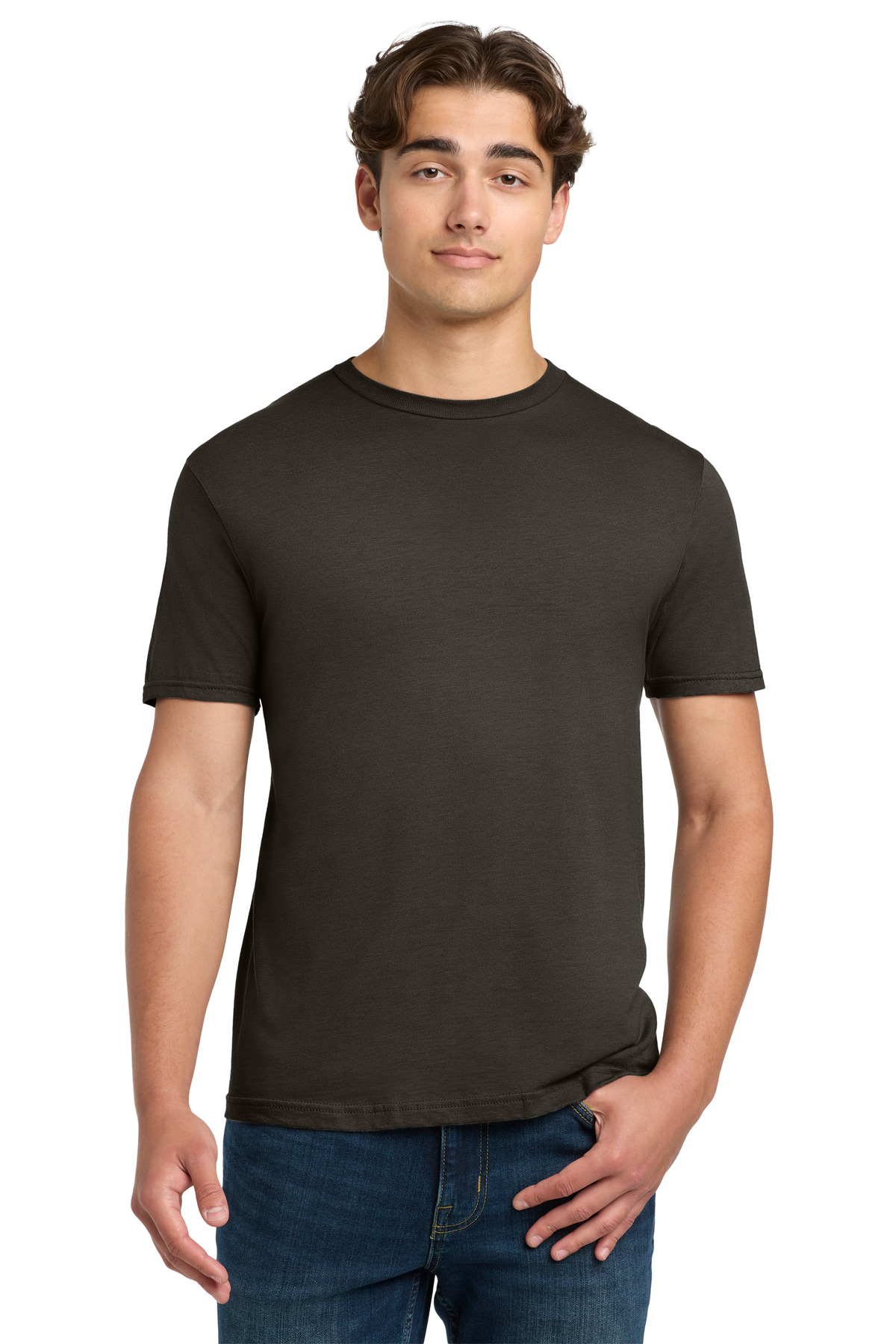 Gildan 64000 — Dark Chocolate front