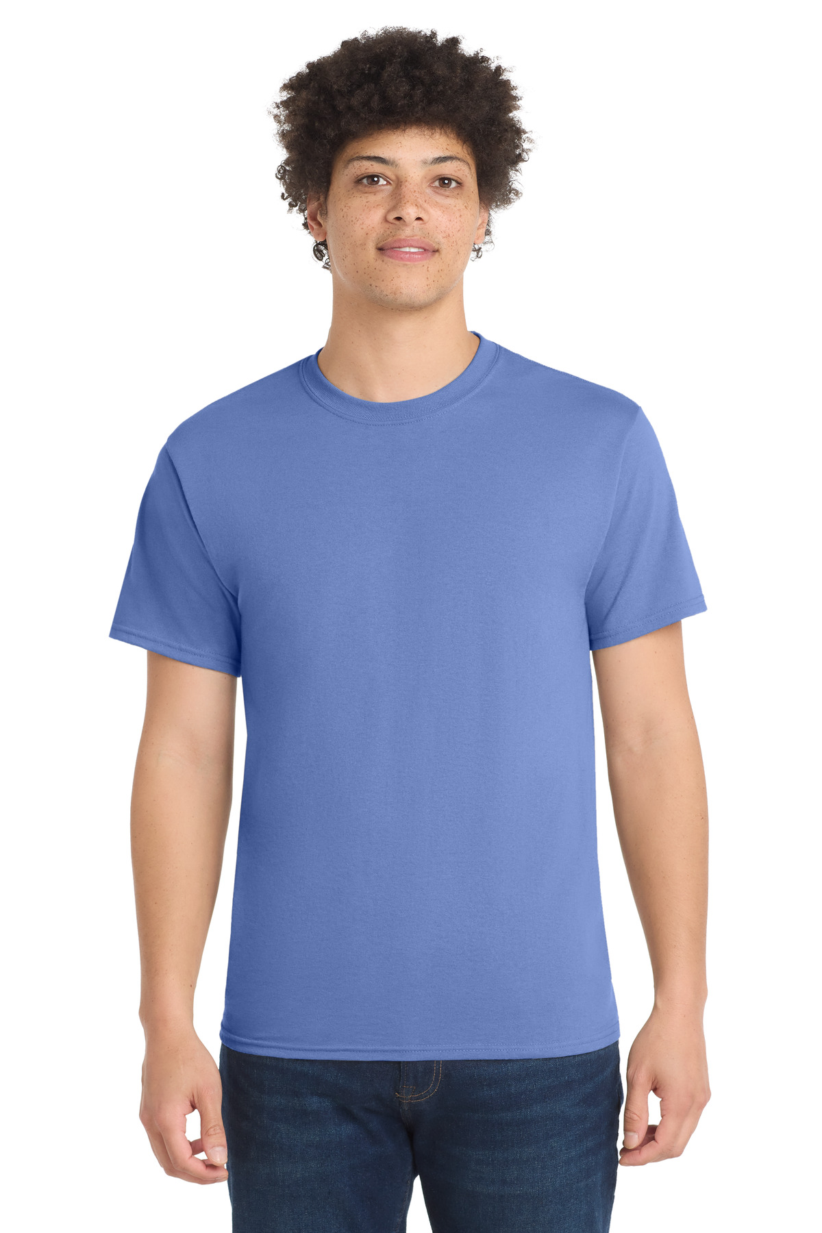 Port & Co PC55 — Carolina Blue
