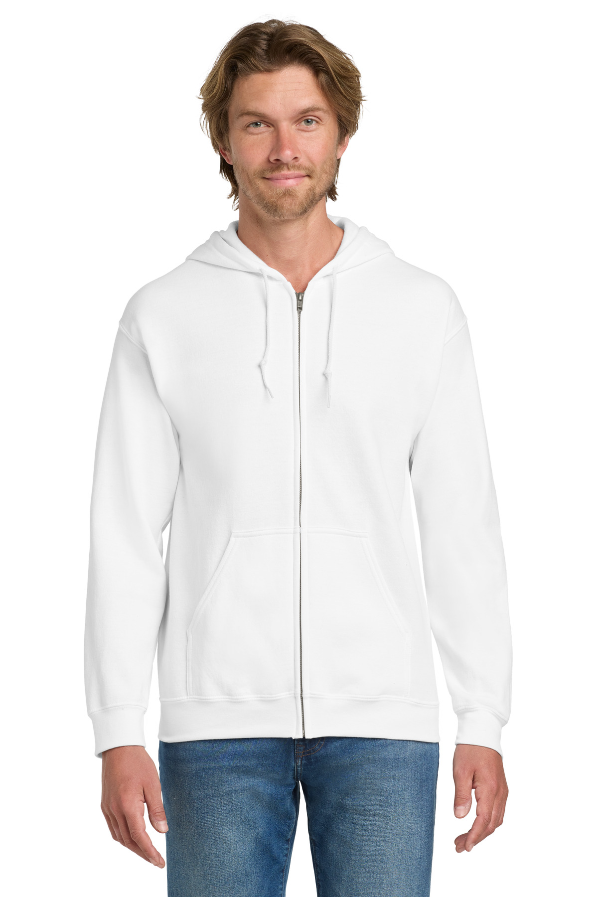 Gildan 18600 — White front