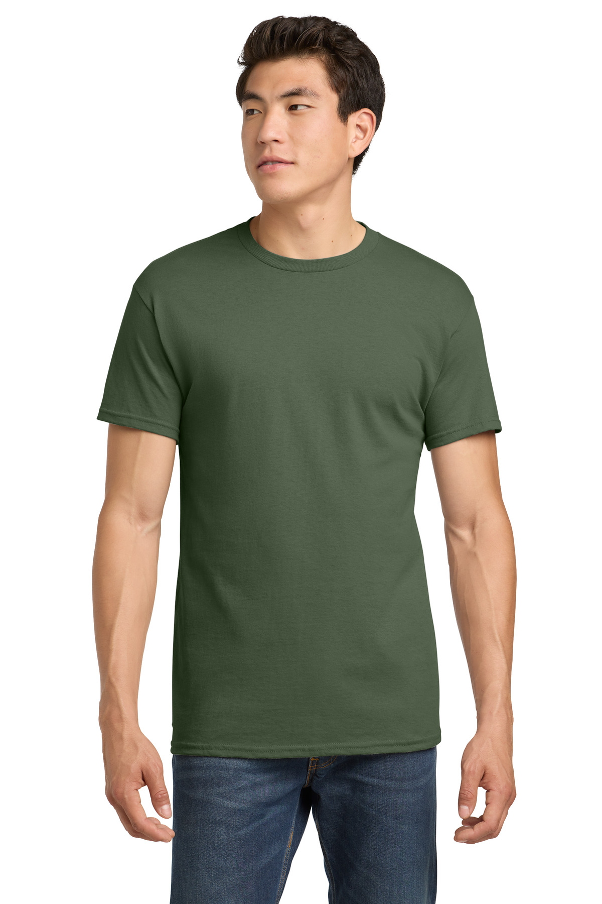 Gildan 5000 — Military Green front