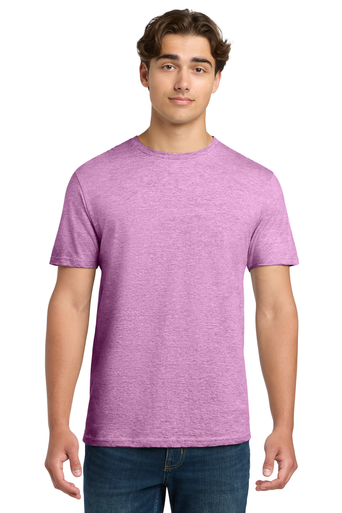 Gildan 64000 — Heather Radiant Orchid front
