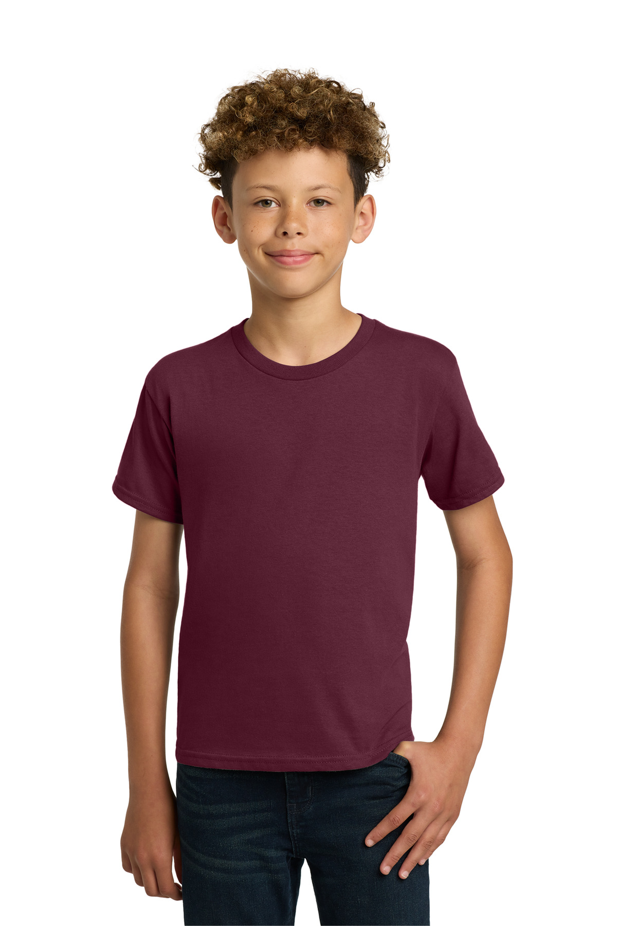 Gildan 5000B — Maroon front