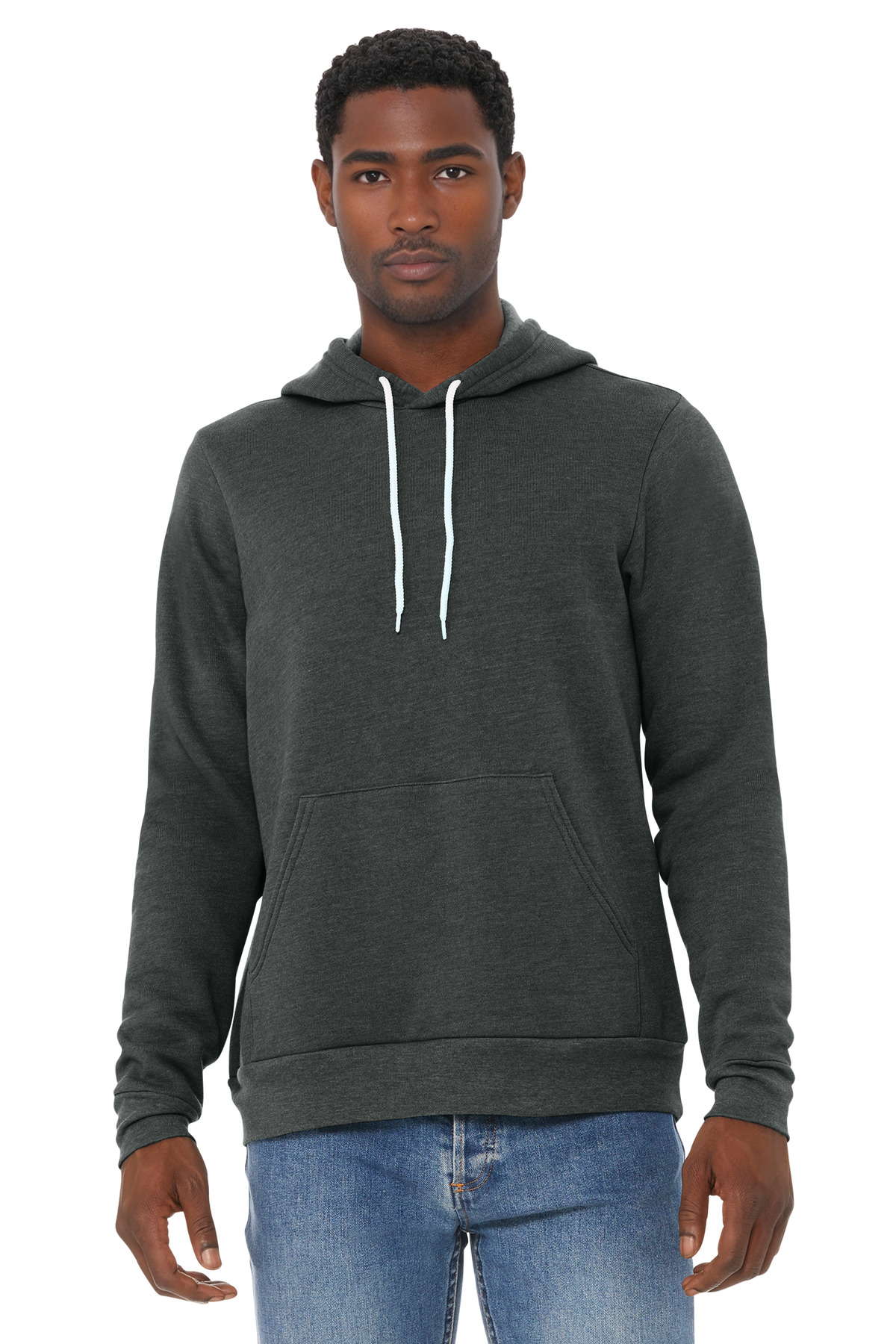 Bella + Canvas 3719 — Dark Heather Grey front