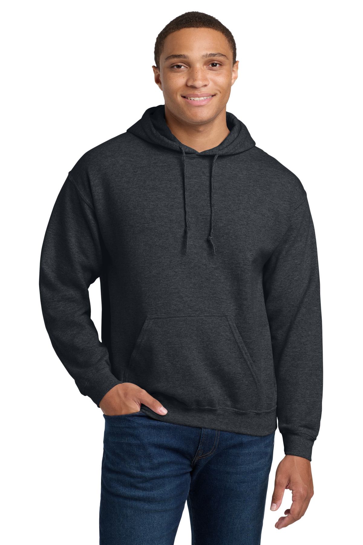 Gildan 18500 — Dark Heather front