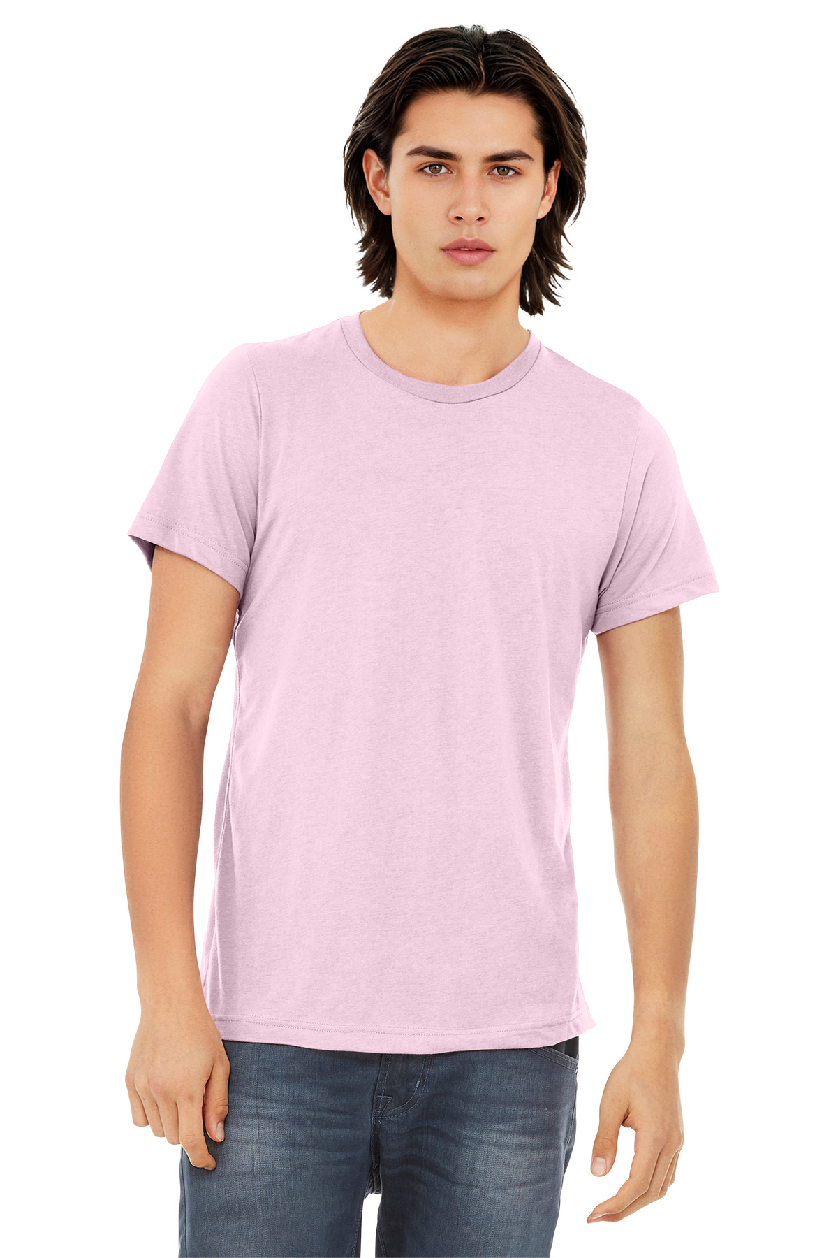Bella + Canvas 3413 — Pink Triblend front